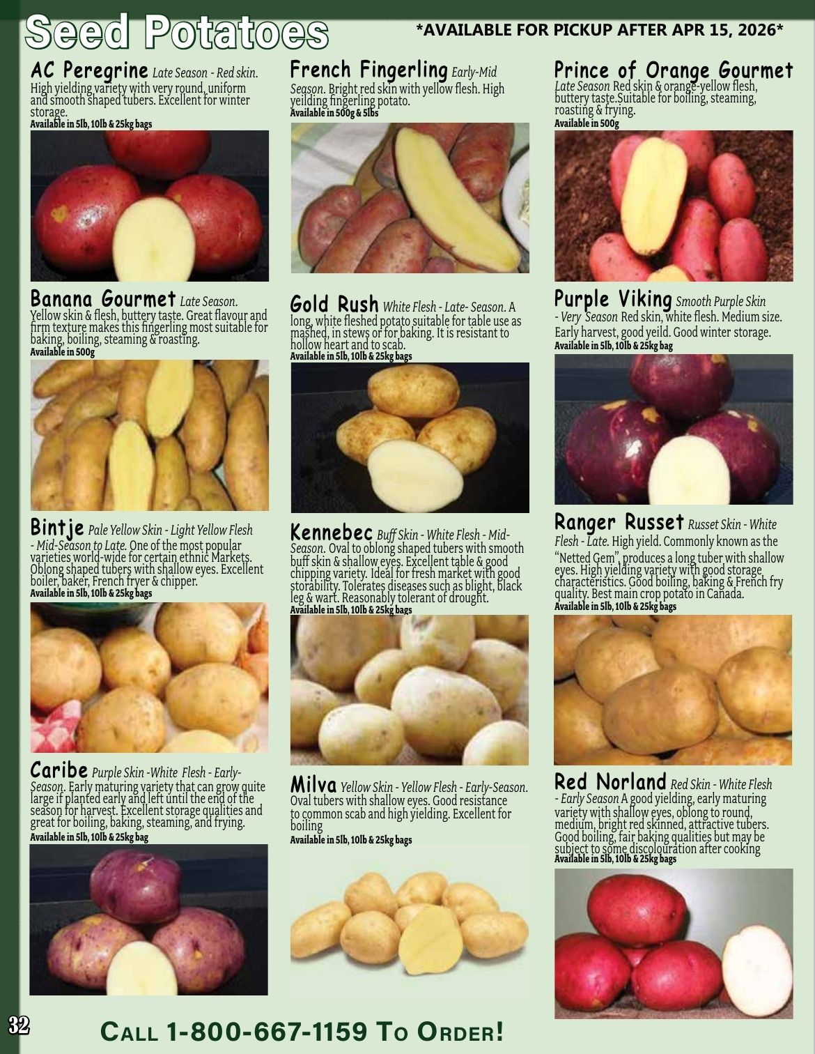 Early's Farm & Garden Centre Seed Catalogue Flyer January 1 - December 31, 2026
