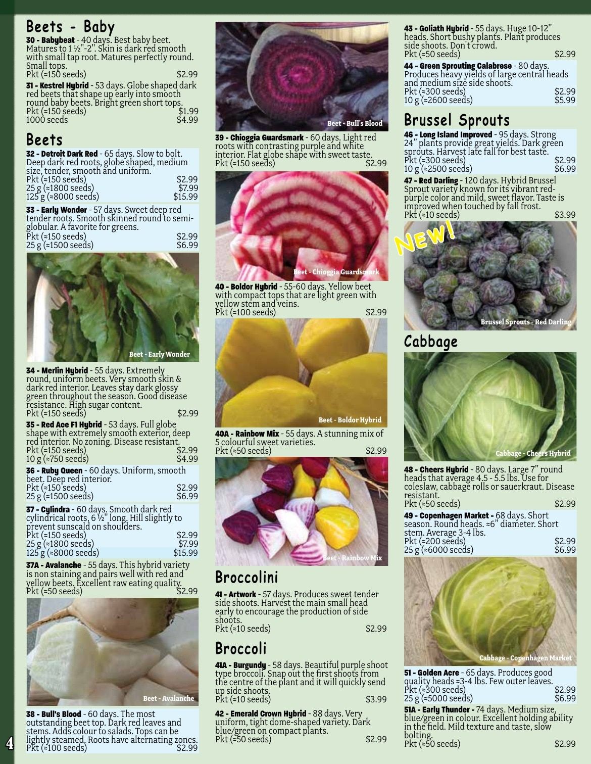 Early's Farm & Garden Centre Seed Catalogue Flyer January 1 - December 31, 2026