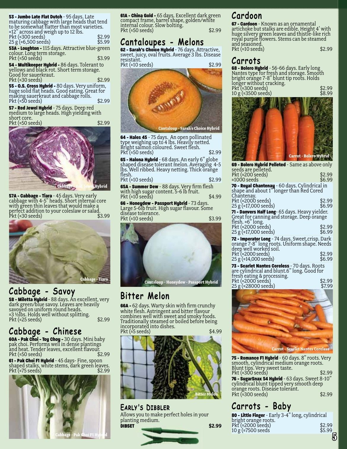 Early's Farm & Garden Centre Seed Catalogue Flyer January 1 - December 31, 2026