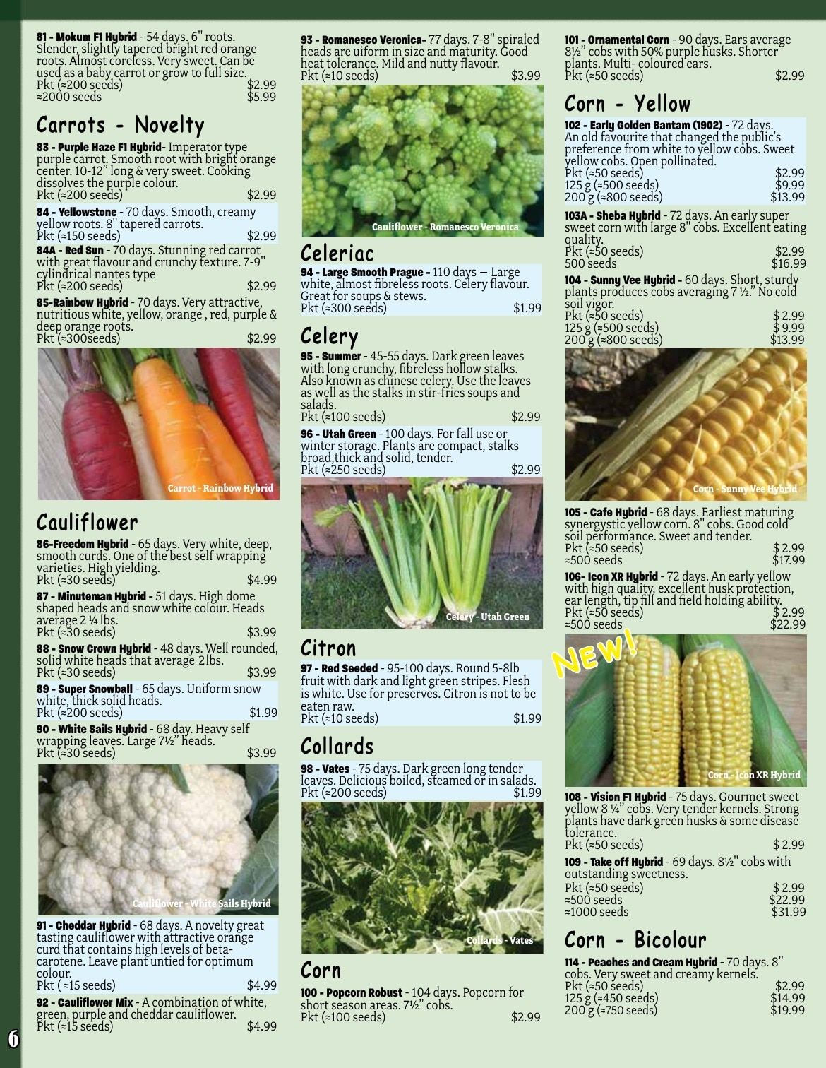 Early's Farm & Garden Centre Seed Catalogue Flyer January 1 - December 31, 2026
