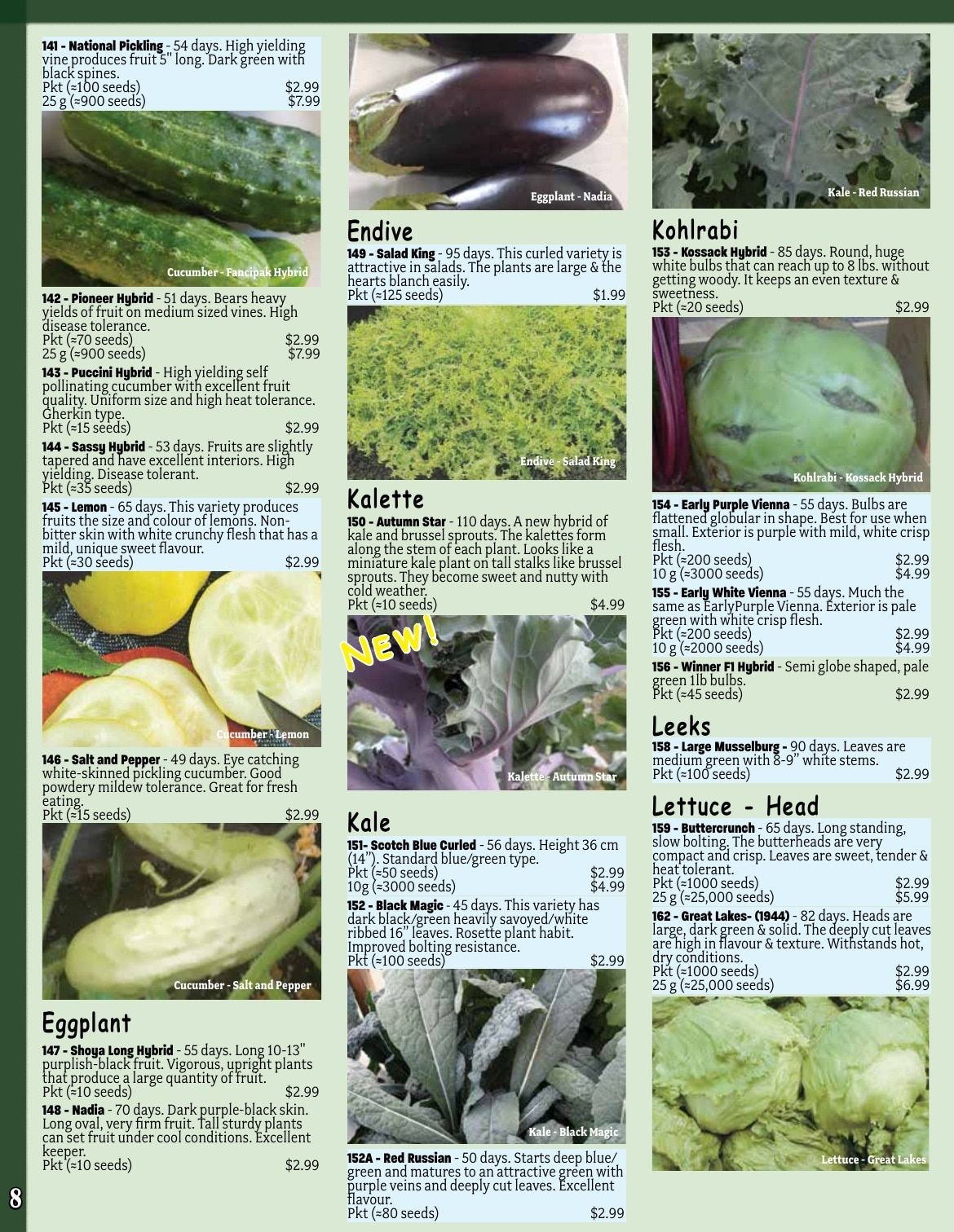 Early's Farm & Garden Centre Seed Catalogue Flyer January 1 - December 31, 2026