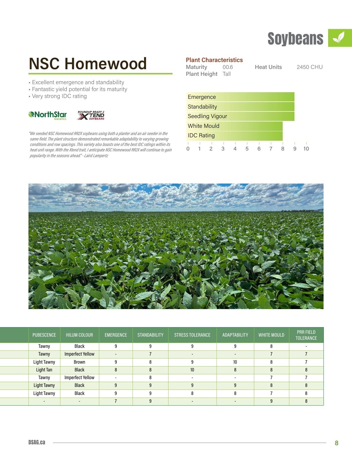 DSAG Seed Guide Flyer January 1 - December 31, 2026