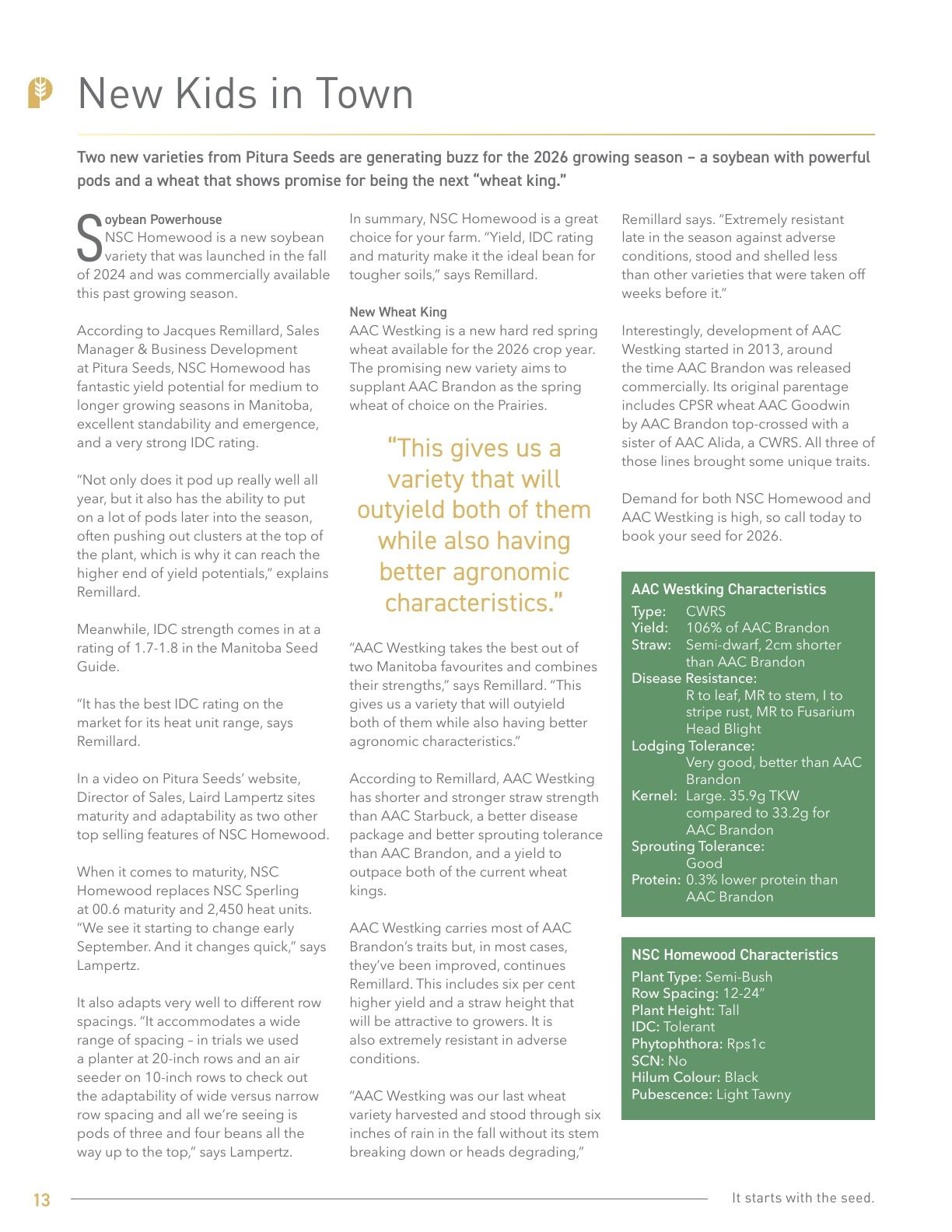 Pitura Seeds Seed Guide Flyer January 1 - December 31, 2026