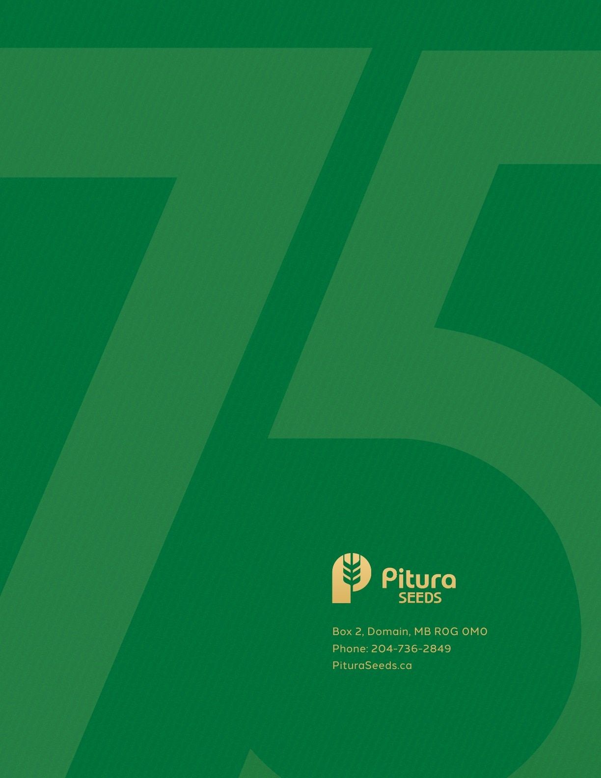 Pitura Seeds Seed Guide Flyer January 1 - December 31, 2026
