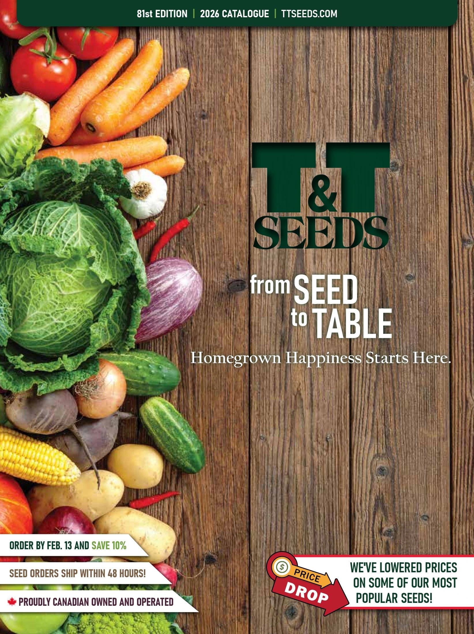 T&T Seeds Catalogue Flyer January 1 - December 31, 2026