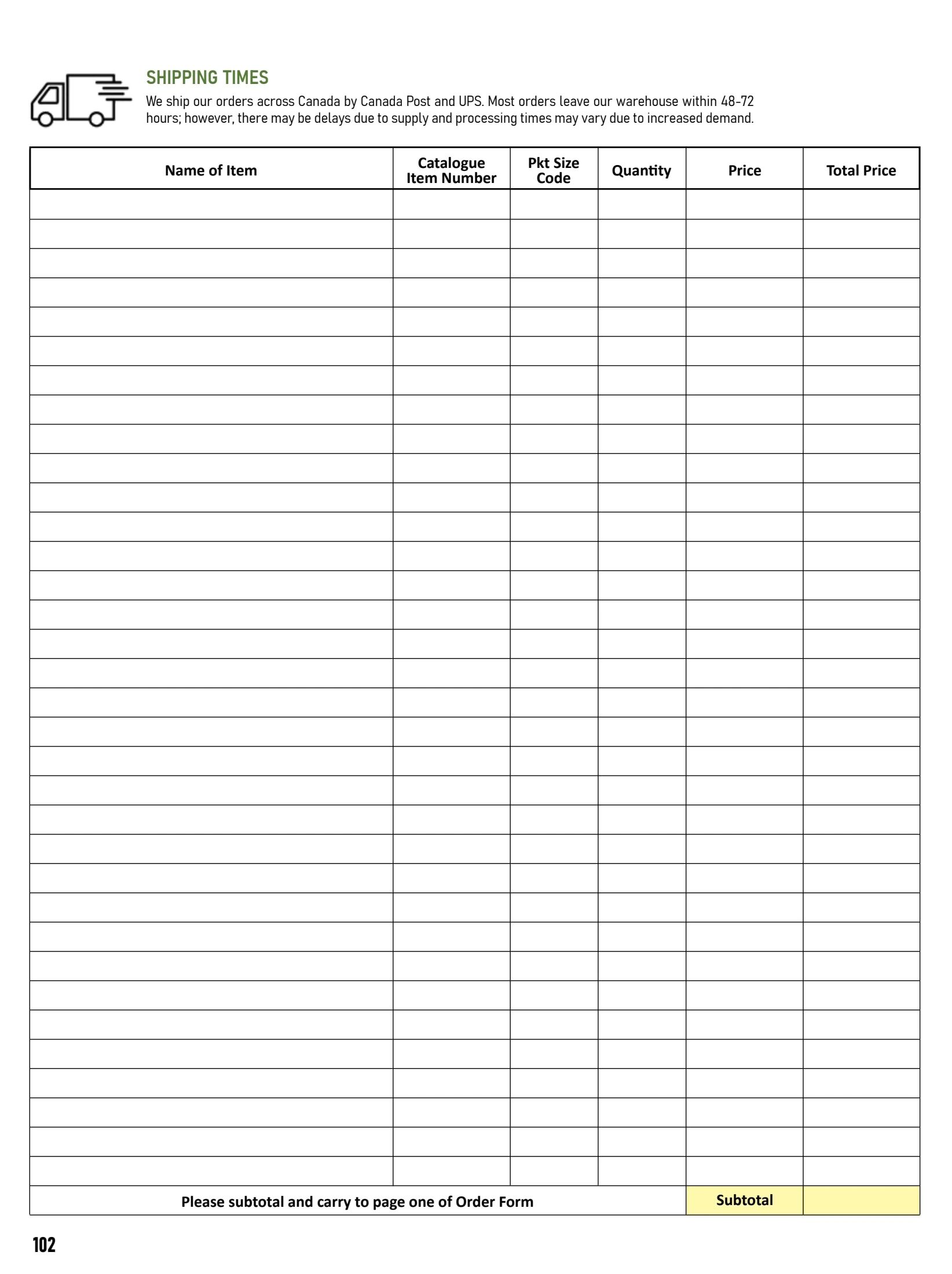 T&T Seeds Catalogue Flyer January 1 - December 31, 2026