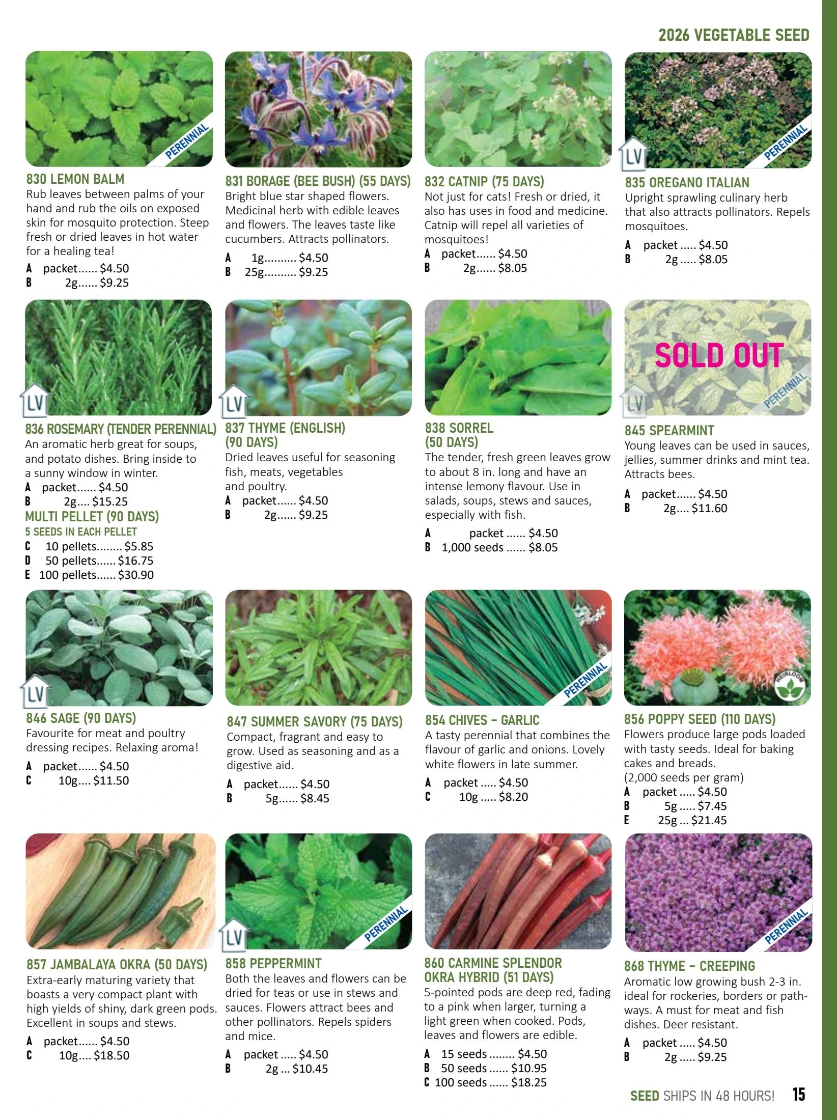 T&T Seeds Catalogue Flyer January 1 - December 31, 2026