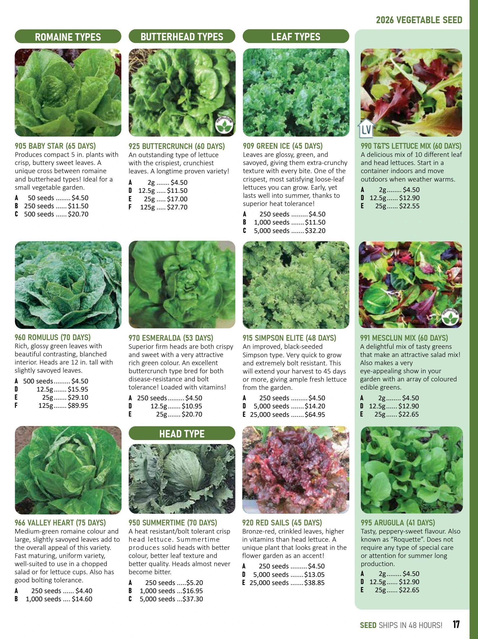 T&T Seeds Catalogue Flyer January 1 - December 31, 2026