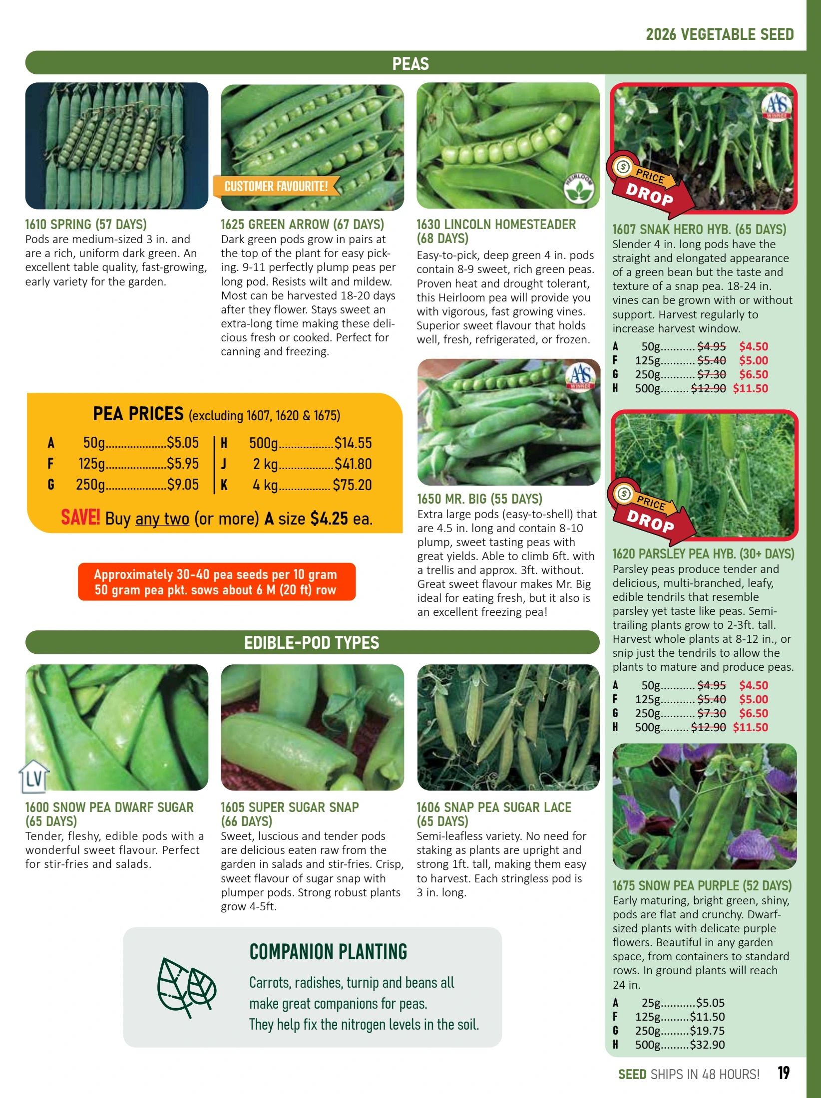 T&T Seeds Catalogue Flyer January 1 - December 31, 2026