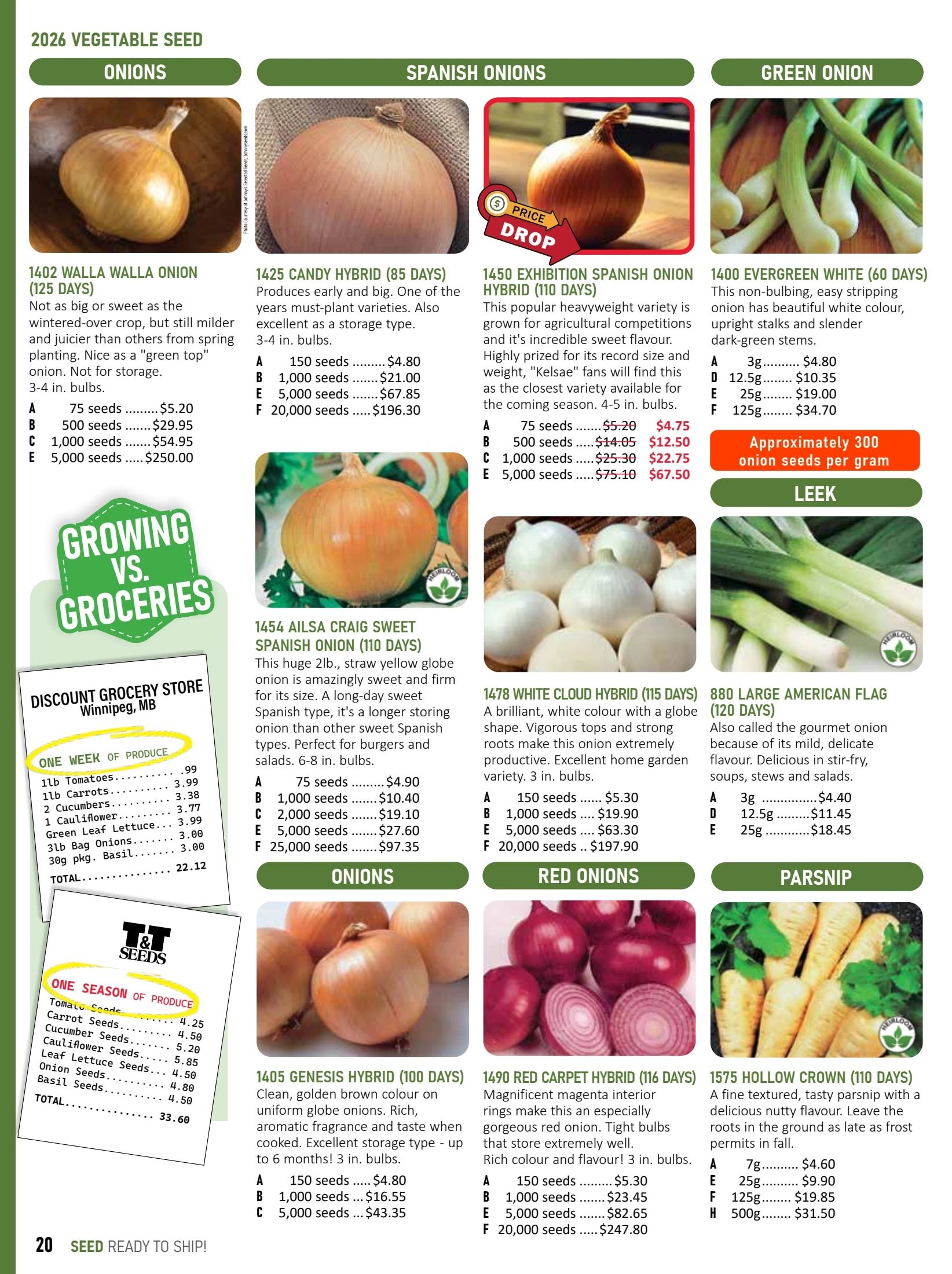T&T Seeds Catalogue Flyer January 1 - December 31, 2026