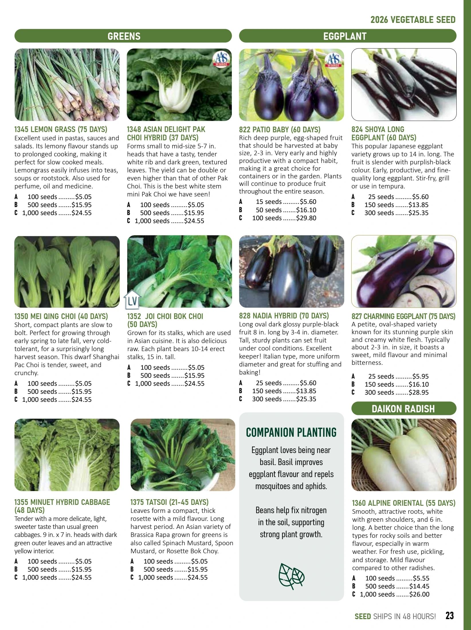 T&T Seeds Catalogue Flyer January 1 - December 31, 2026