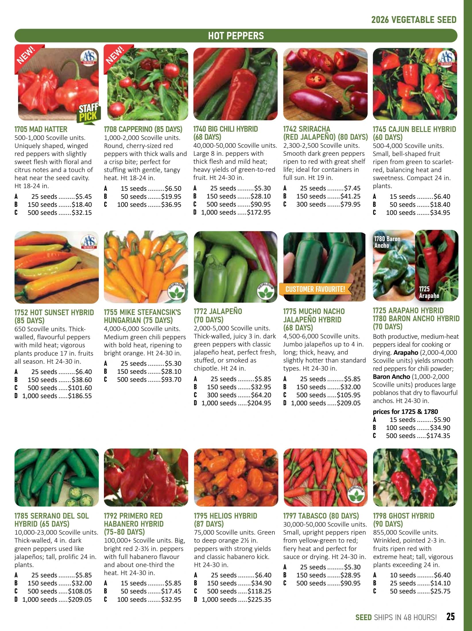T&T Seeds Catalogue Flyer January 1 - December 31, 2026