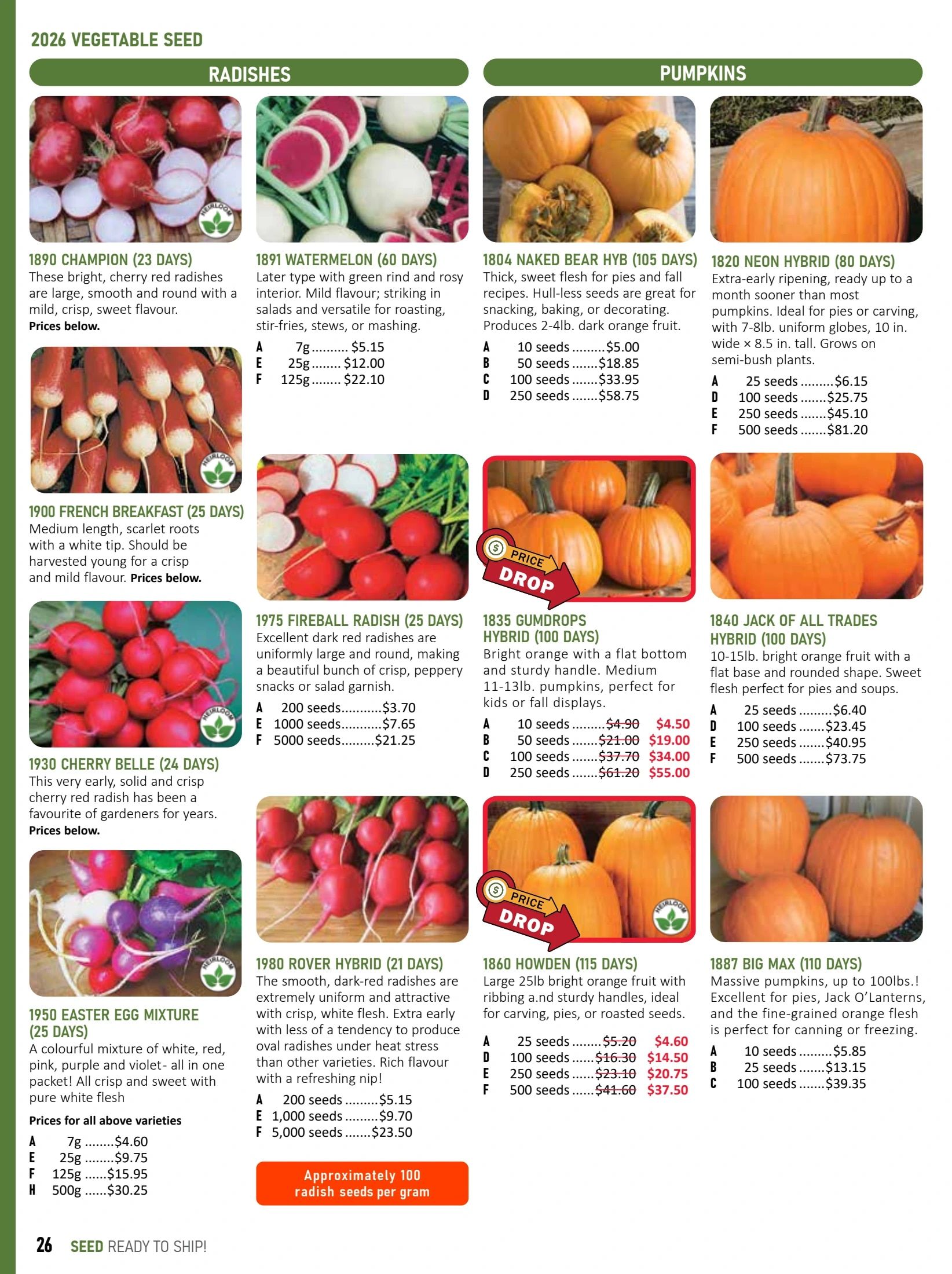 T&T Seeds Catalogue Flyer January 1 - December 31, 2026