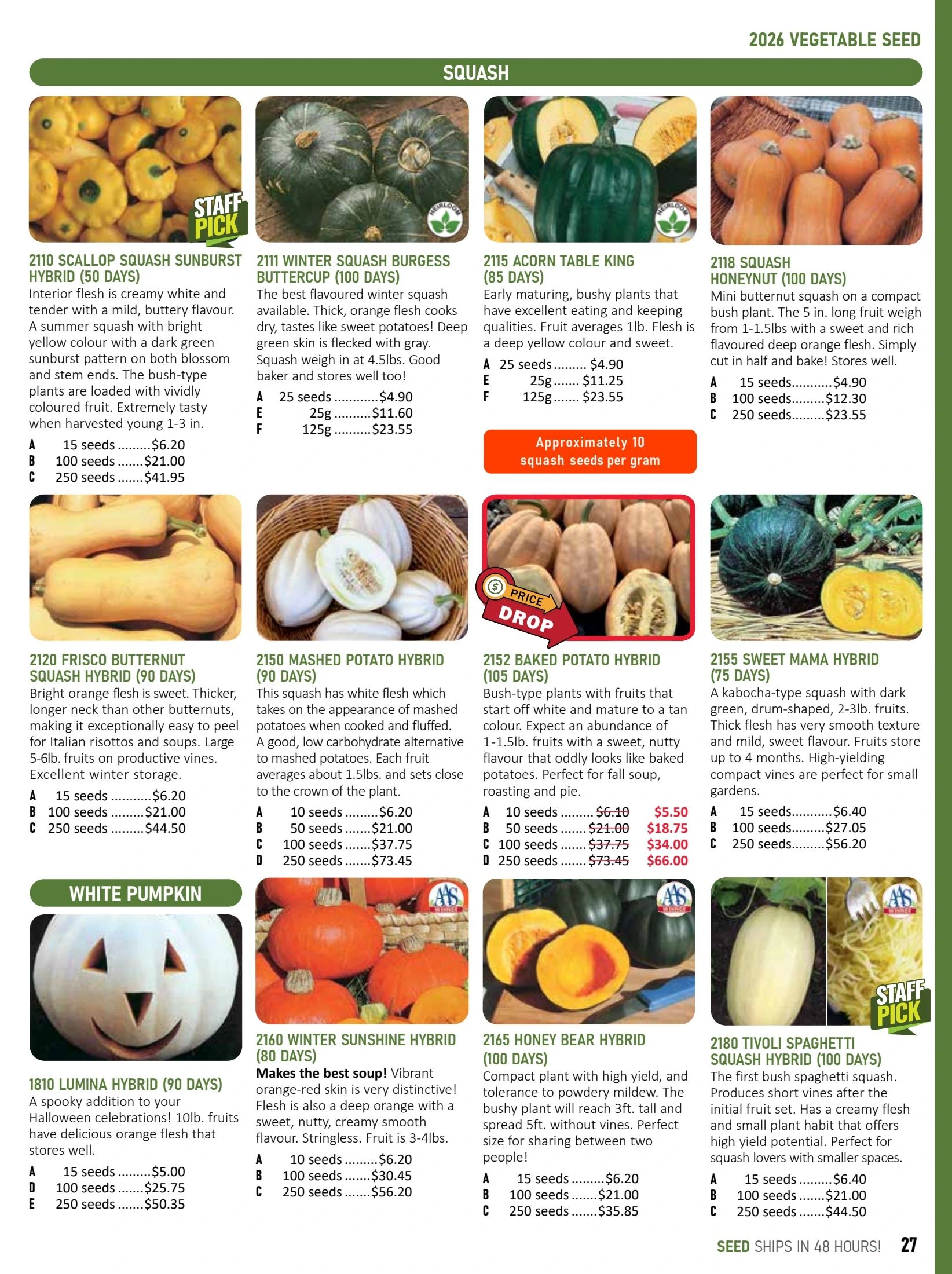 T&T Seeds Catalogue Flyer January 1 - December 31, 2026