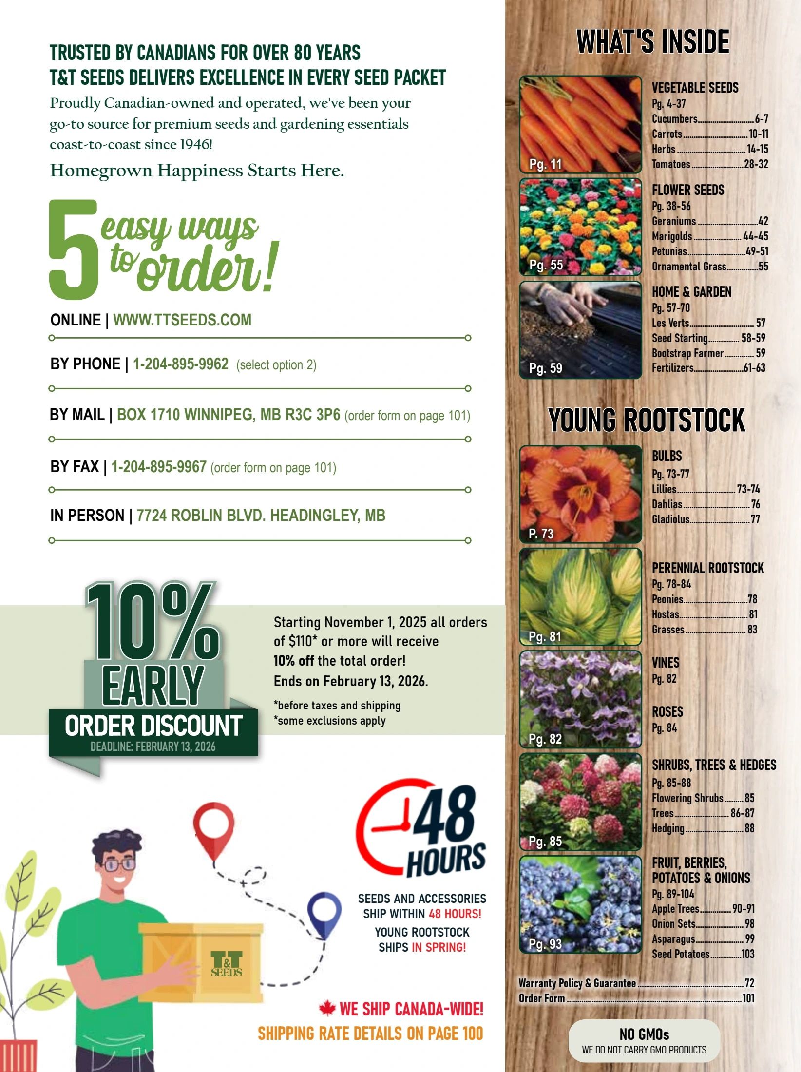 T&T Seeds Catalogue Flyer January 1 - December 31, 2026