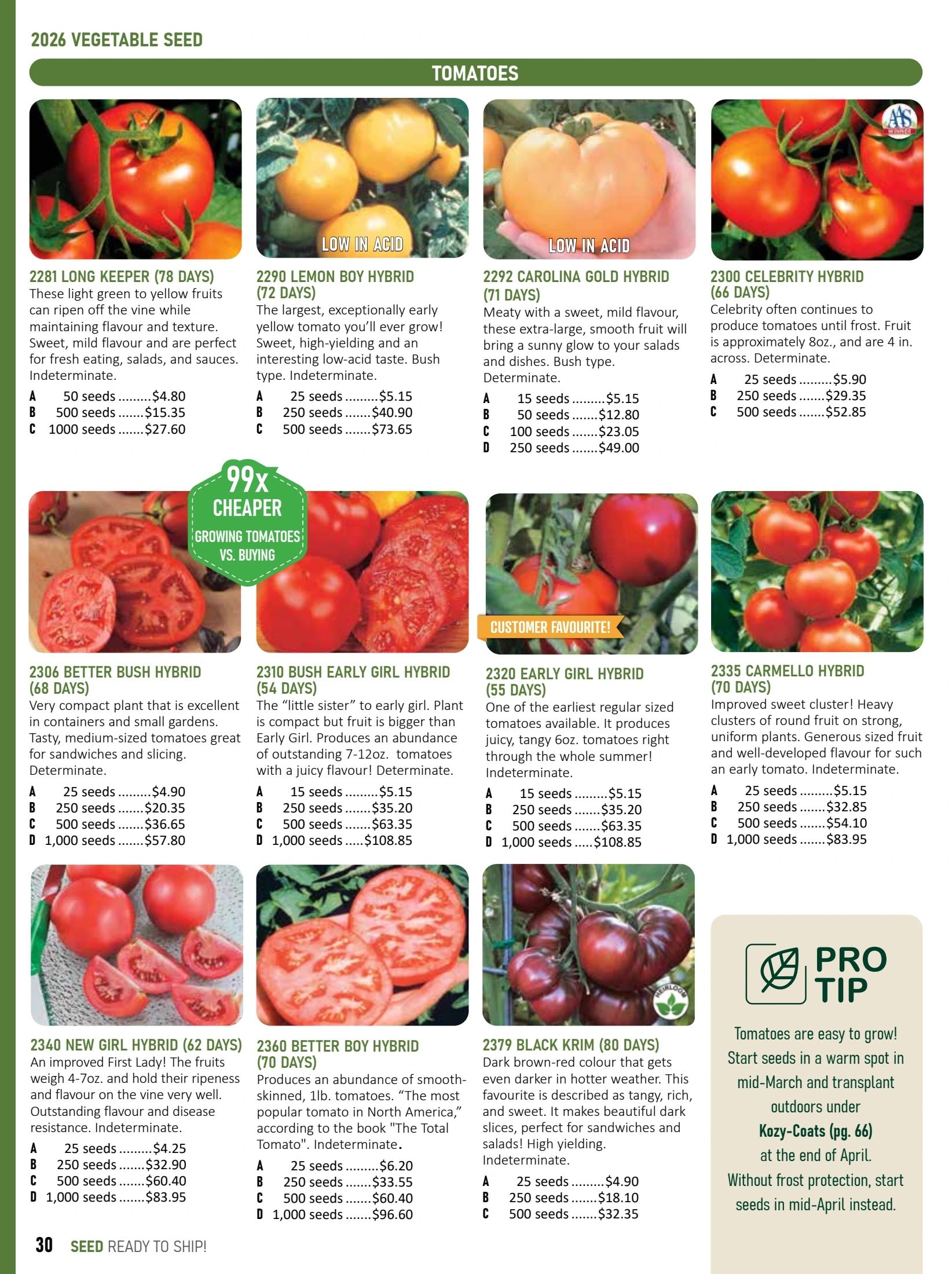 T&T Seeds Catalogue Flyer January 1 - December 31, 2026