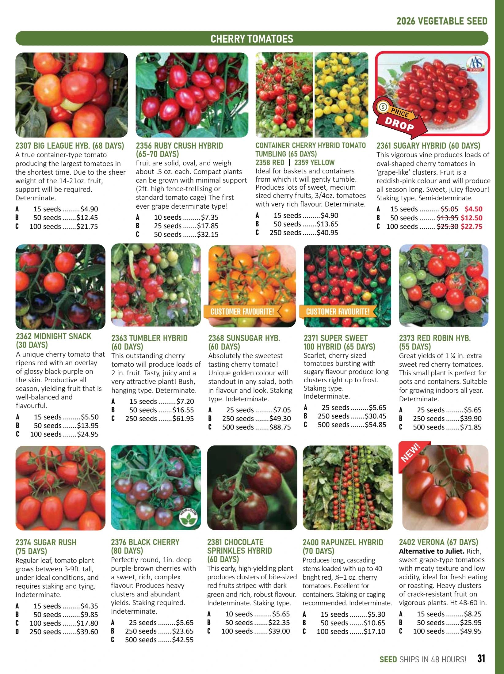 T&T Seeds Catalogue Flyer January 1 - December 31, 2026