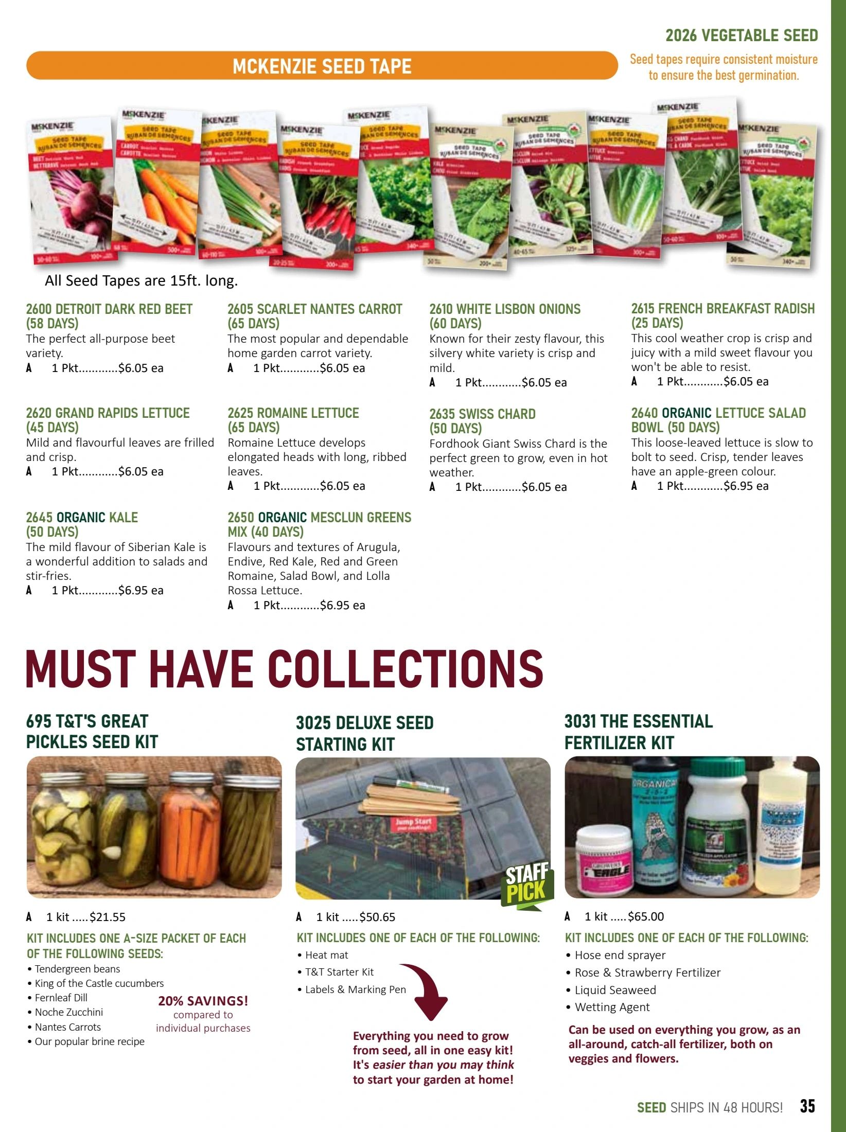 T&T Seeds Catalogue Flyer January 1 - December 31, 2026