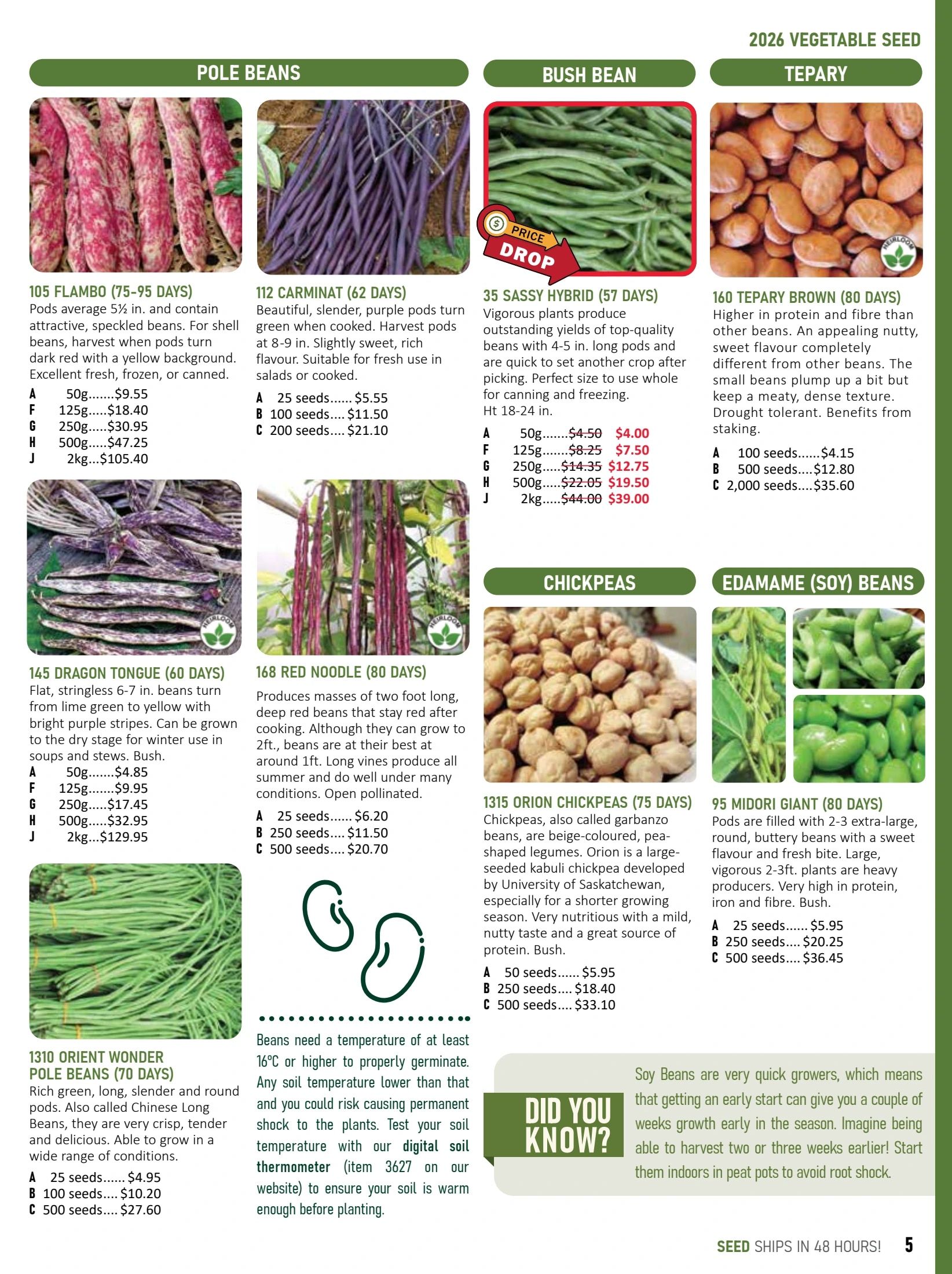T&T Seeds Catalogue Flyer January 1 - December 31, 2026