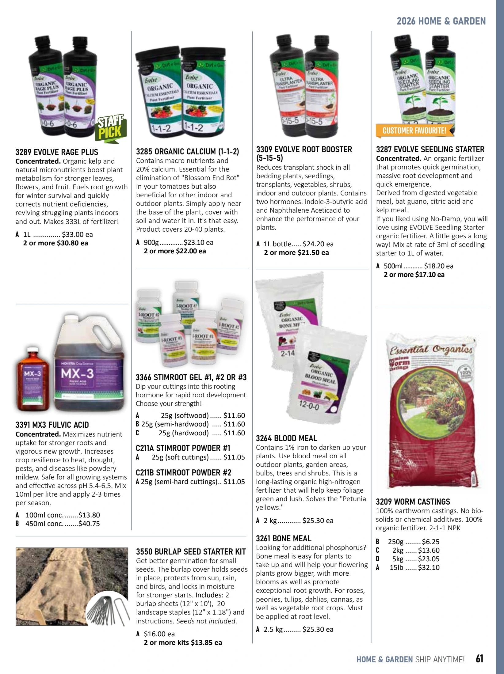 T&T Seeds Catalogue Flyer January 1 - December 31, 2026