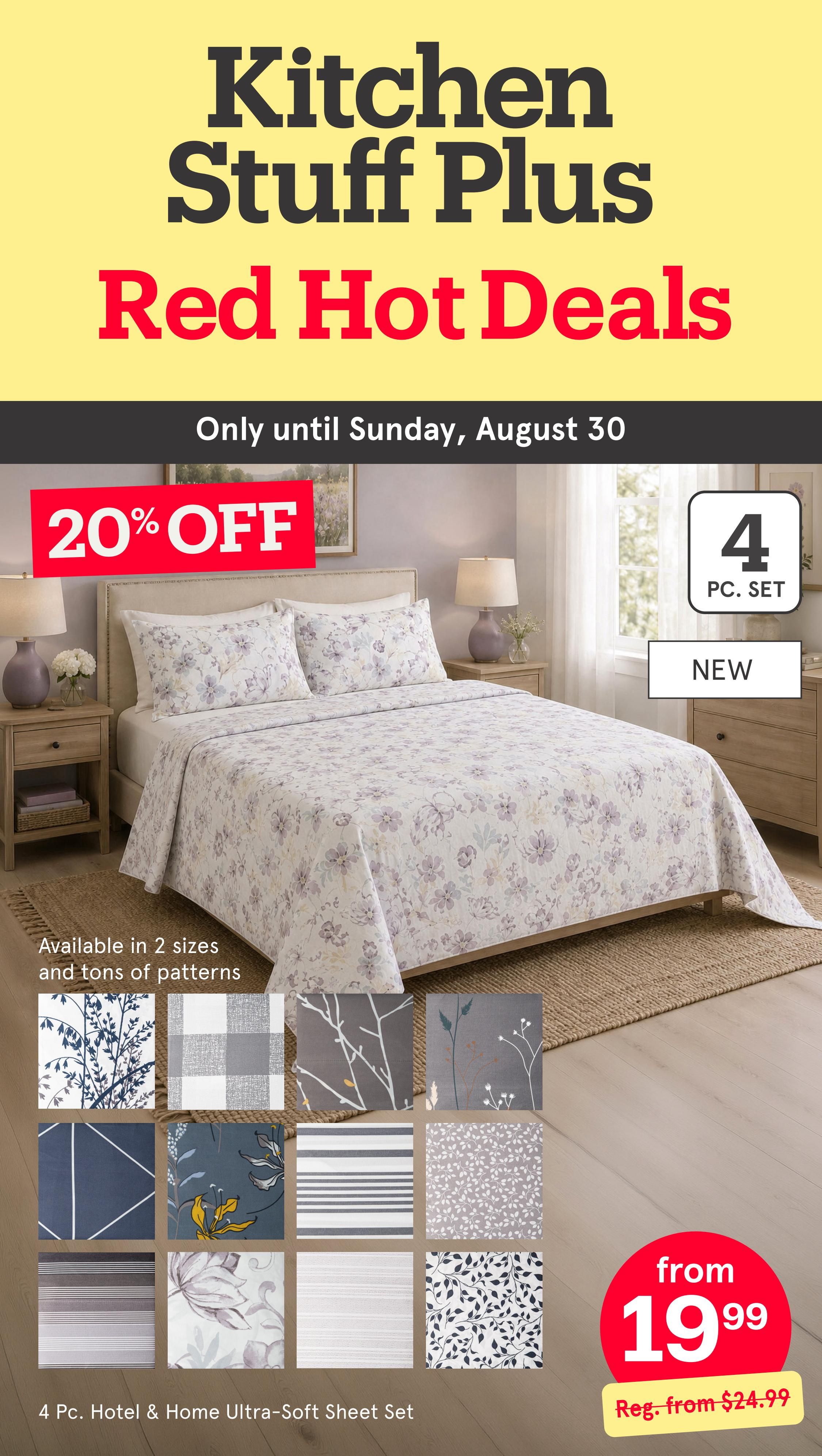 Kitchen Stuff Plus Red Hot Deals Flyer August 24 to 30