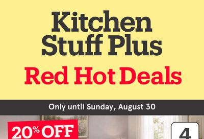 Kitchen Stuff Plus Red Hot Deals Flyer August 24 to 30