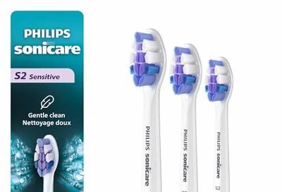 Amazon.ca: Philips Sonicare S2 Sensitive Brush Heads, 3-Pack $22.94