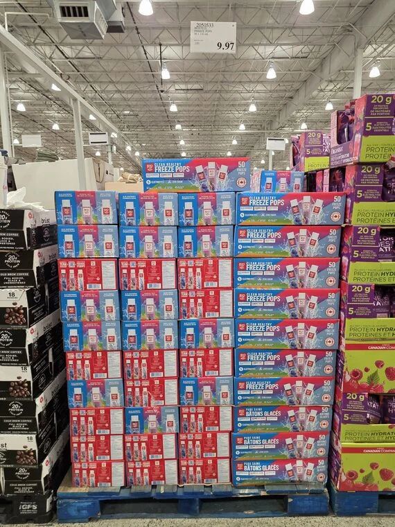 Costco (Ajax): Biosteel Freeze Pops 50 x 150ml, $9.97 Costco (Ajax): Biosteel Freeze Pops 50 x 150ml, $9.97