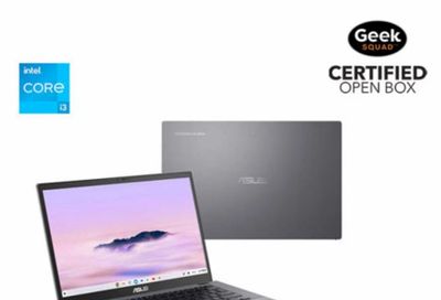 Best Buy: $390 Open Box - ASUS CX34 14" Touchscreen Chromebook Plus - Intel Core i3-1315U - 8GB LPDDR5X - 128GB UFS