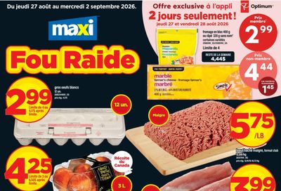 Maxi Flyer August 27 to September 2