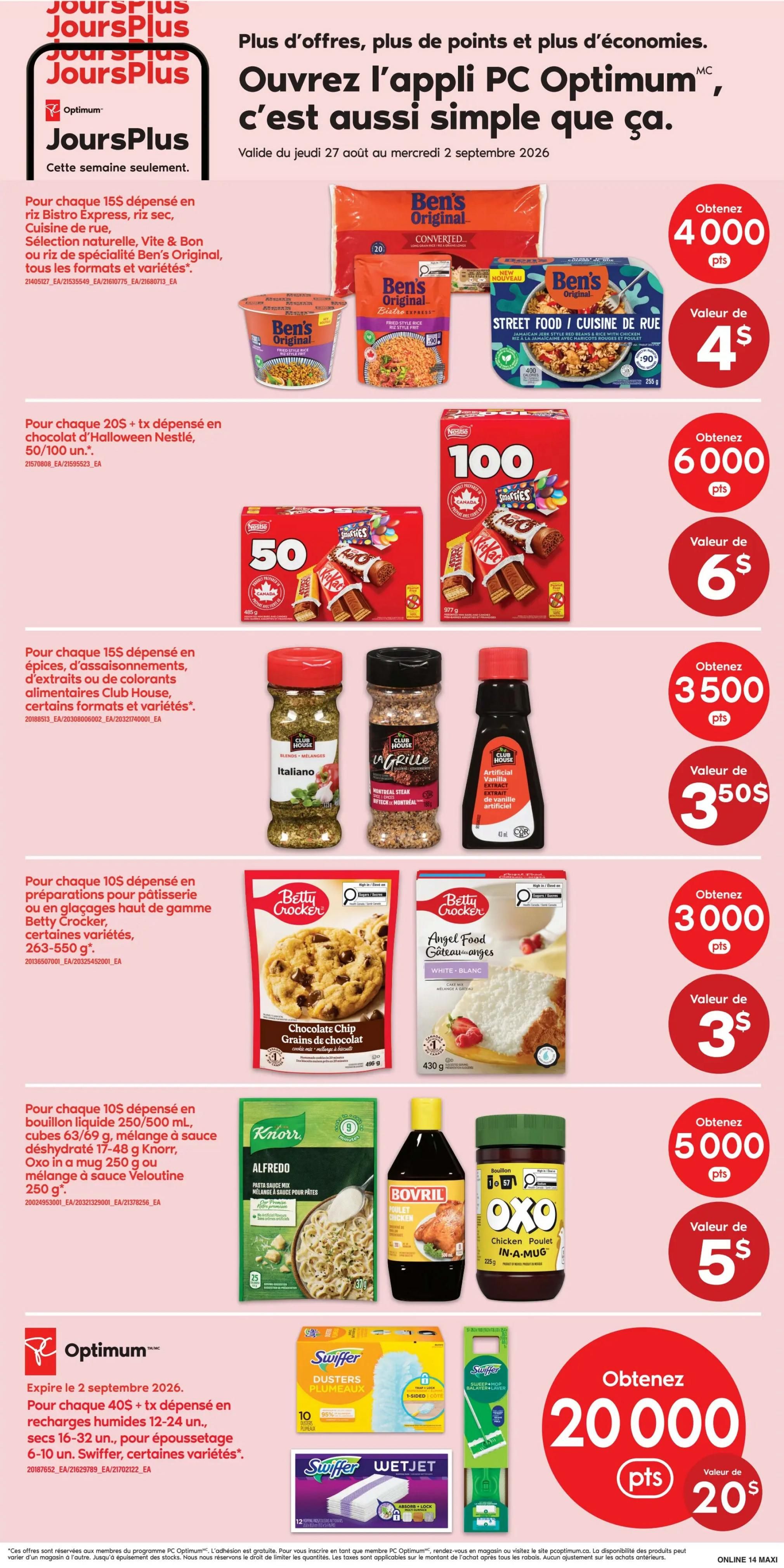 Maxi Flyer August 27 to September 2