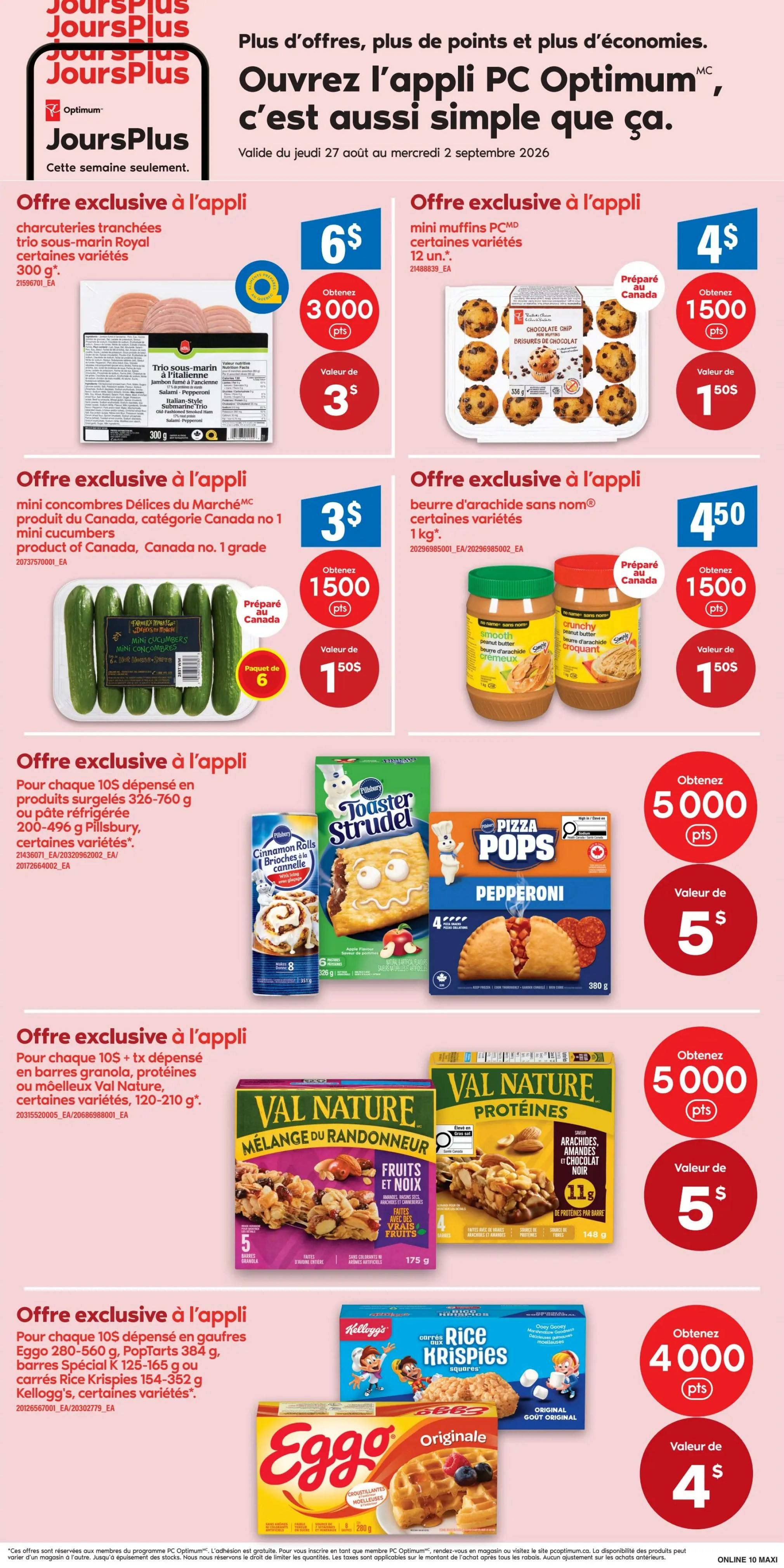 Maxi Flyer August 27 to September 2