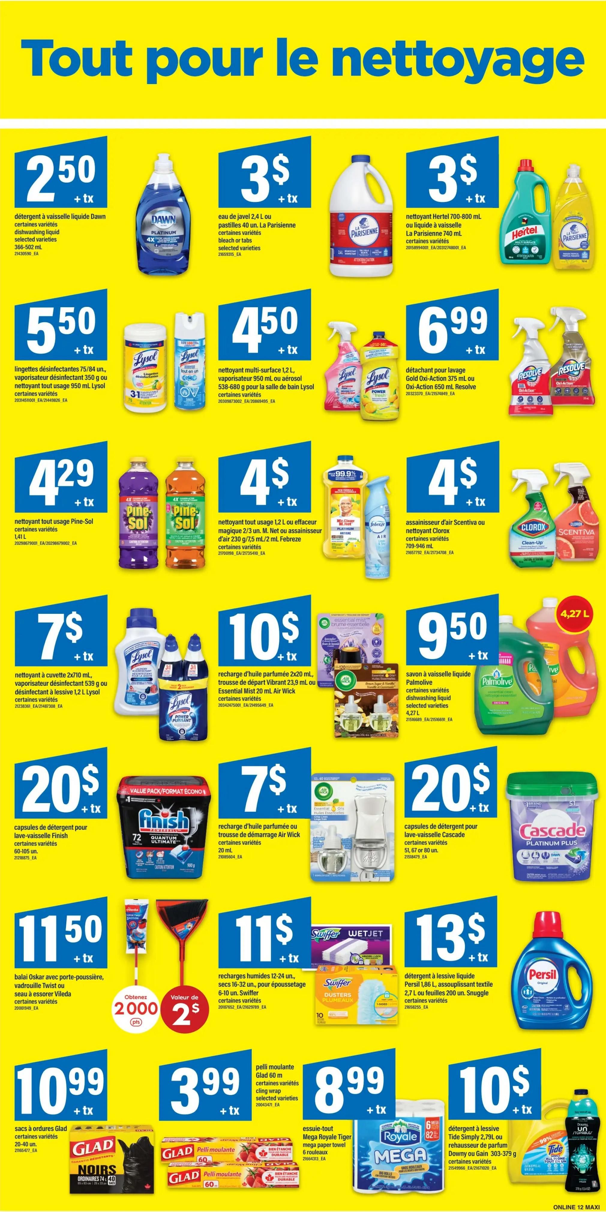Maxi Flyer August 27 to September 2