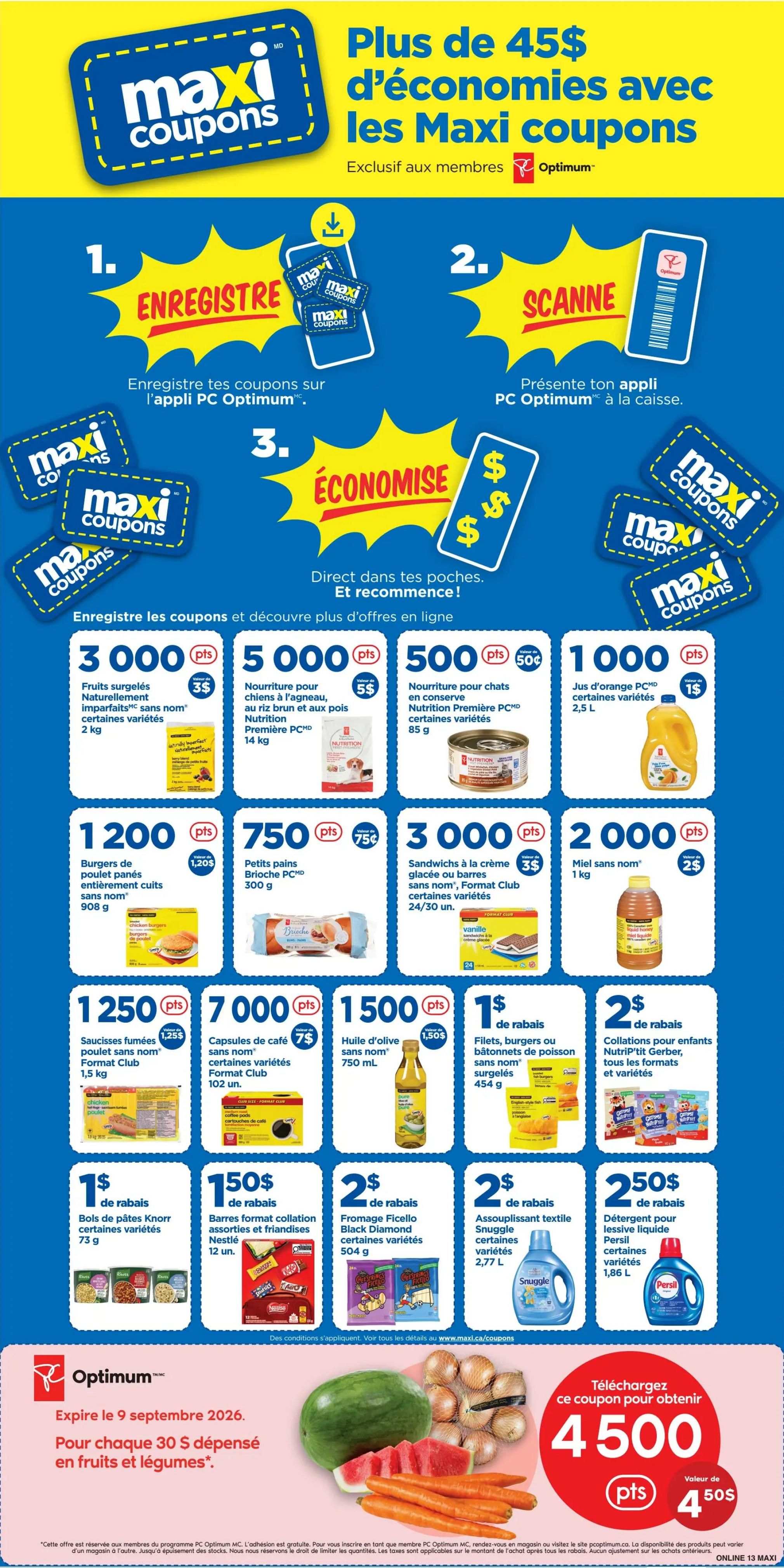 Maxi Flyer August 27 to September 2