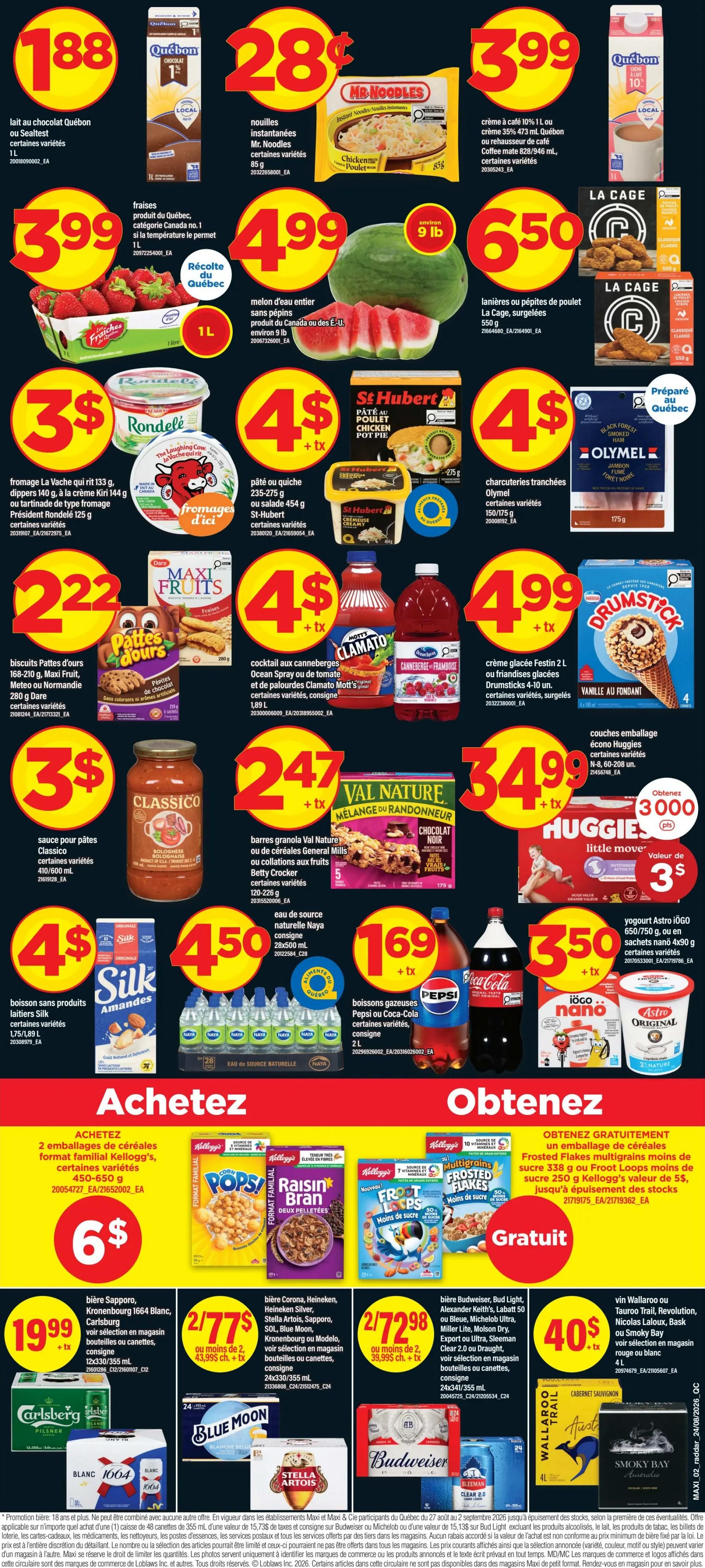 Maxi Flyer August 27 to September 2