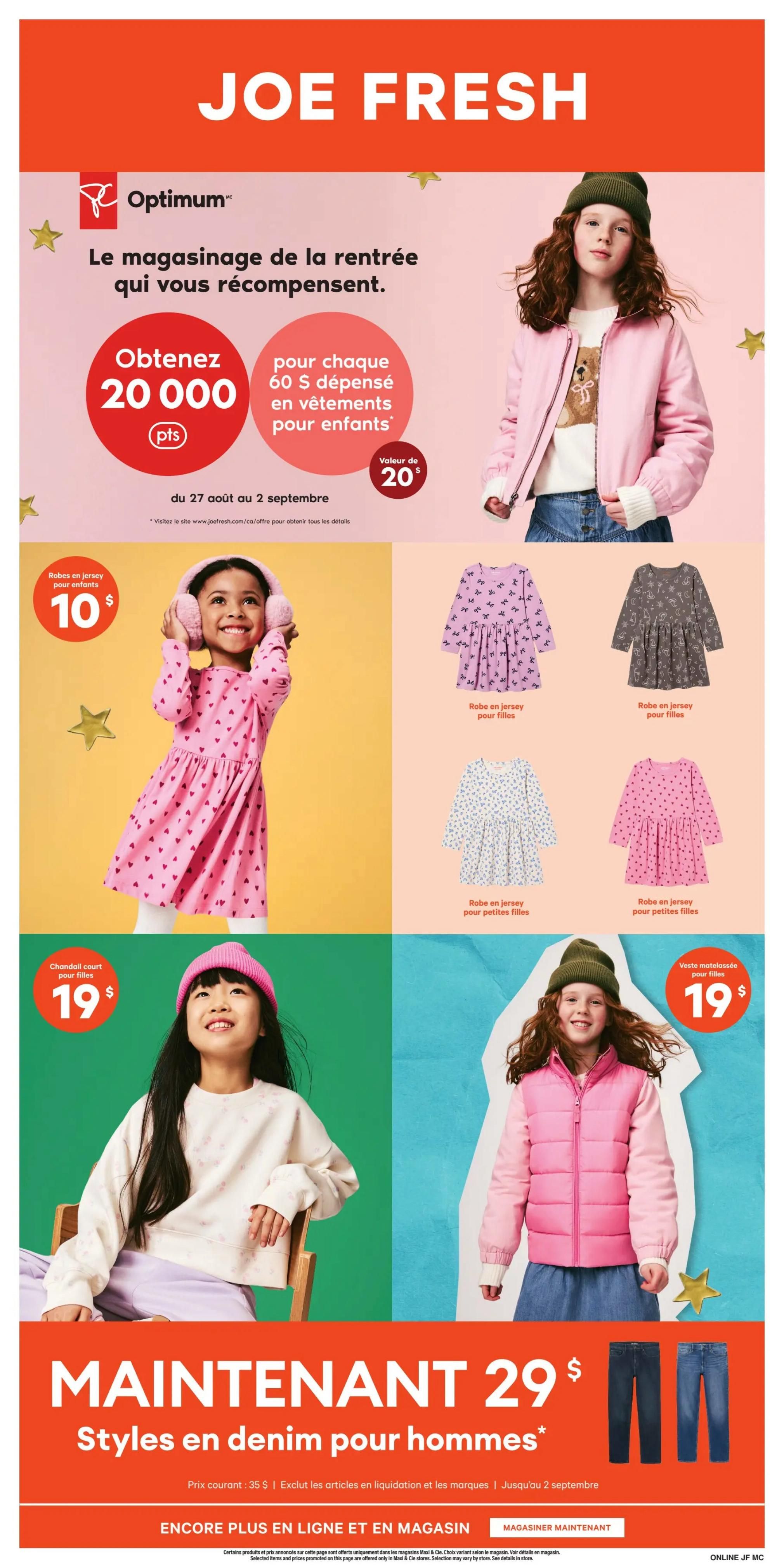 Maxi Flyer August 27 to September 2