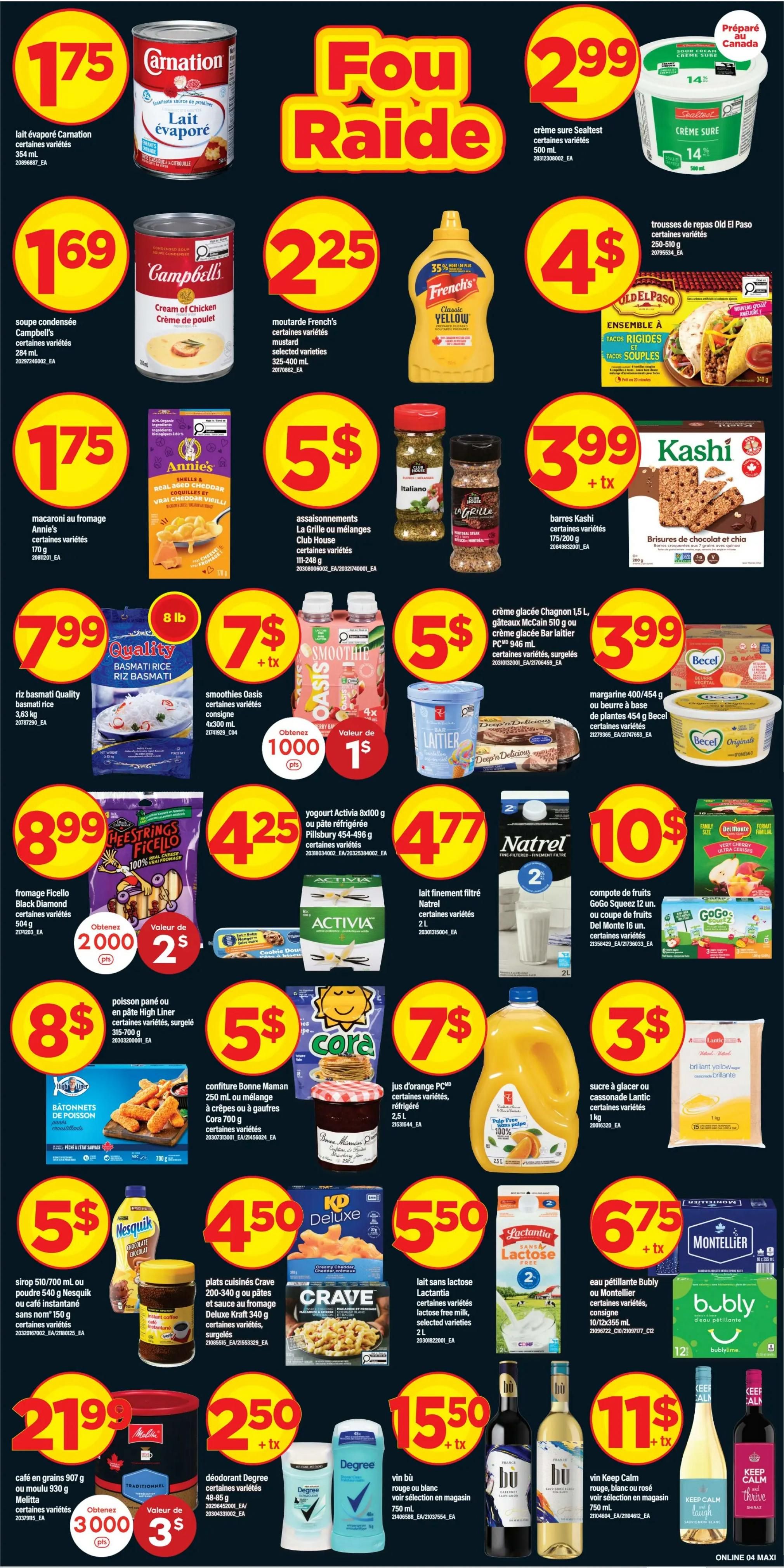 Maxi Flyer August 27 to September 2
