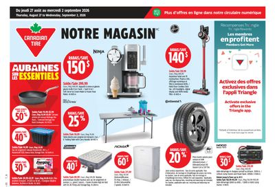 Canadian Tire (QC) Flyer August 27 to September 2