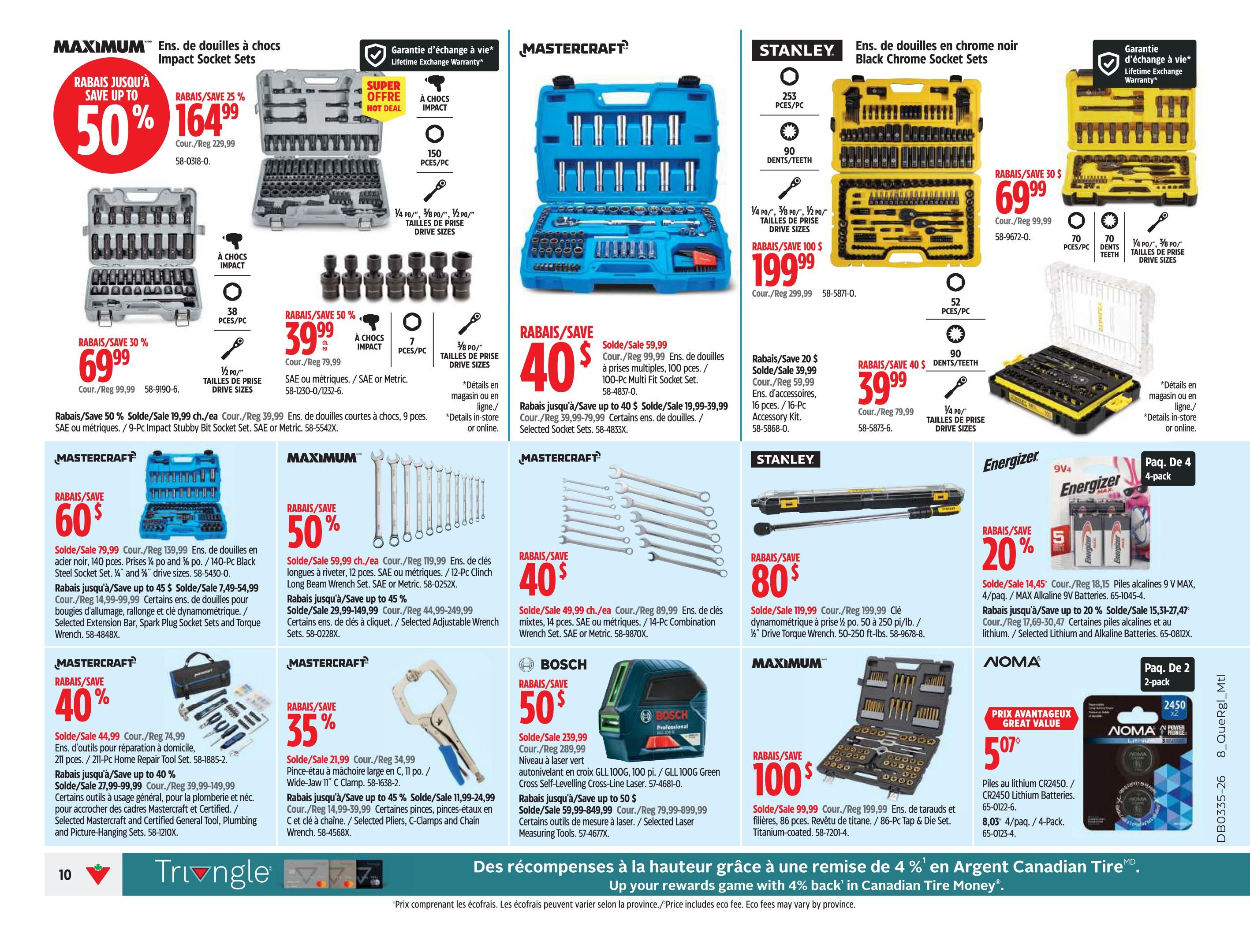 Canadian Tire (QC) Flyer August 27 to September 2