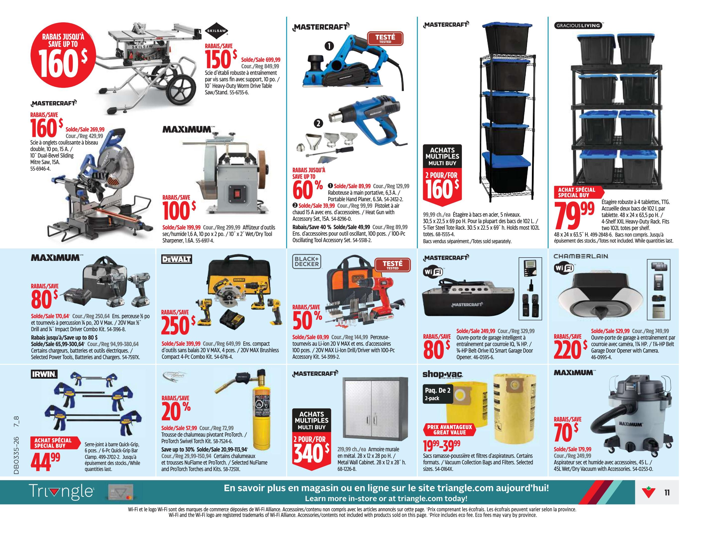 Canadian Tire (QC) Flyer August 27 to September 2