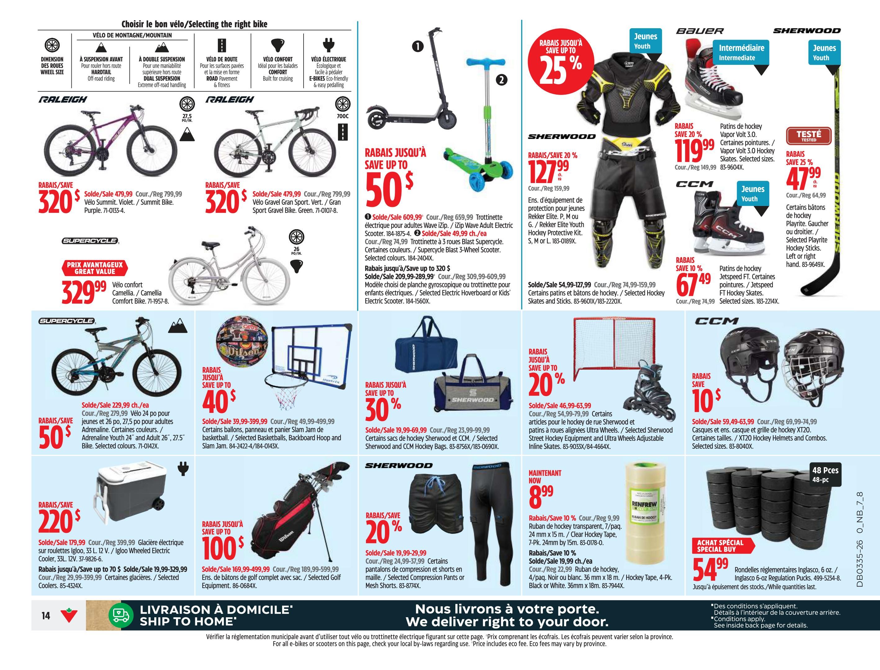 Canadian Tire (QC) Flyer August 27 to September 2