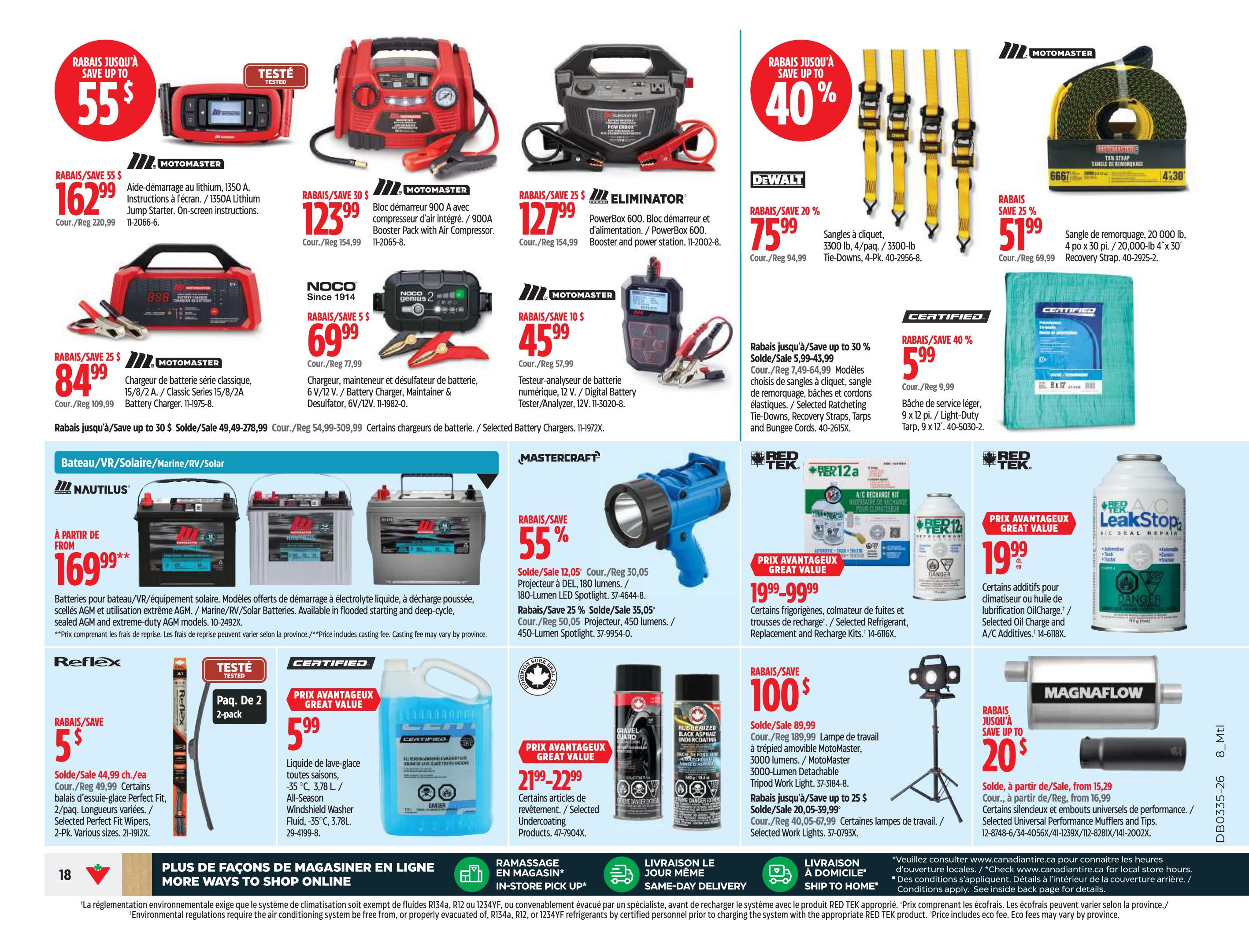 Canadian Tire (QC) Flyer August 27 to September 2