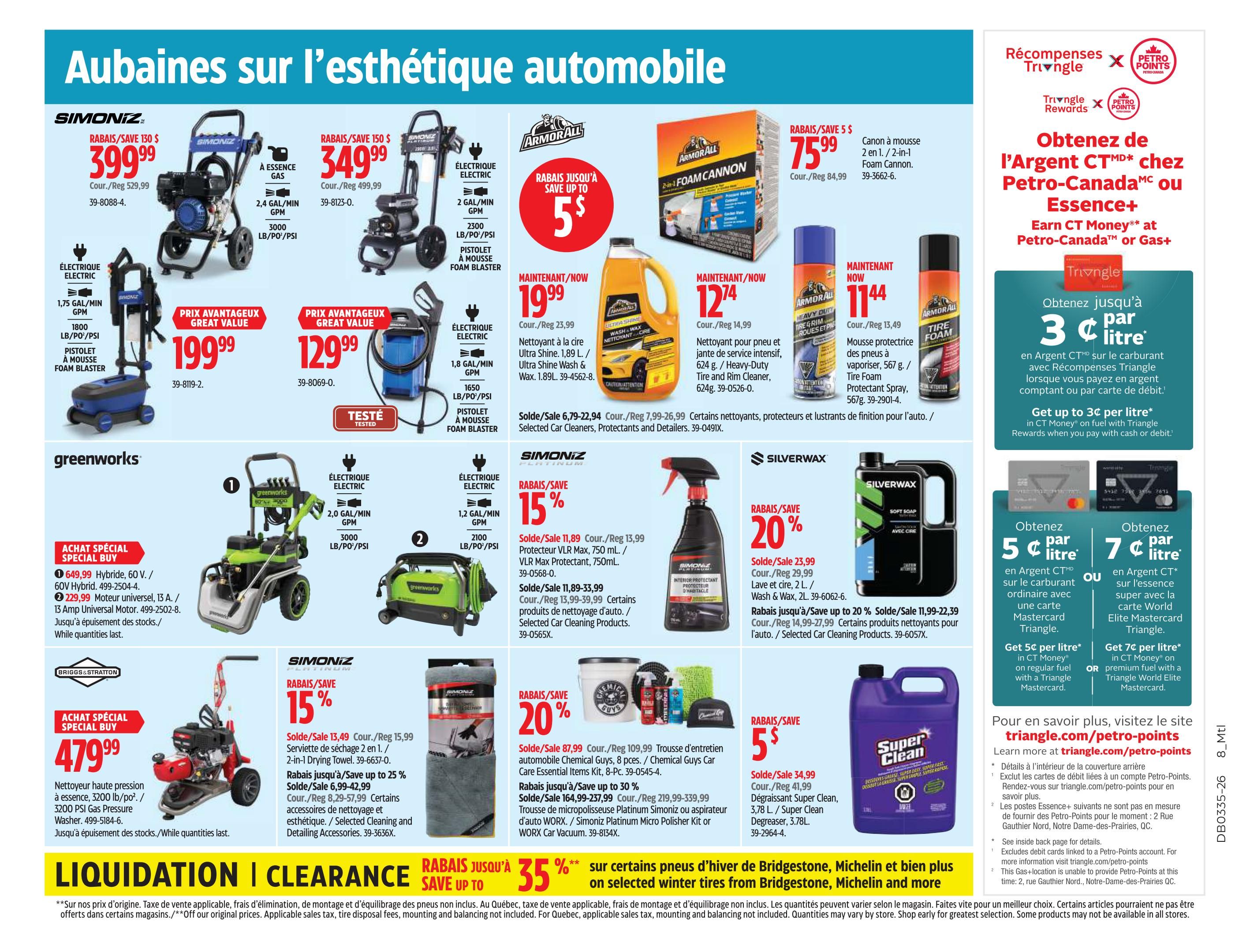 Canadian Tire (QC) Flyer August 27 to September 2