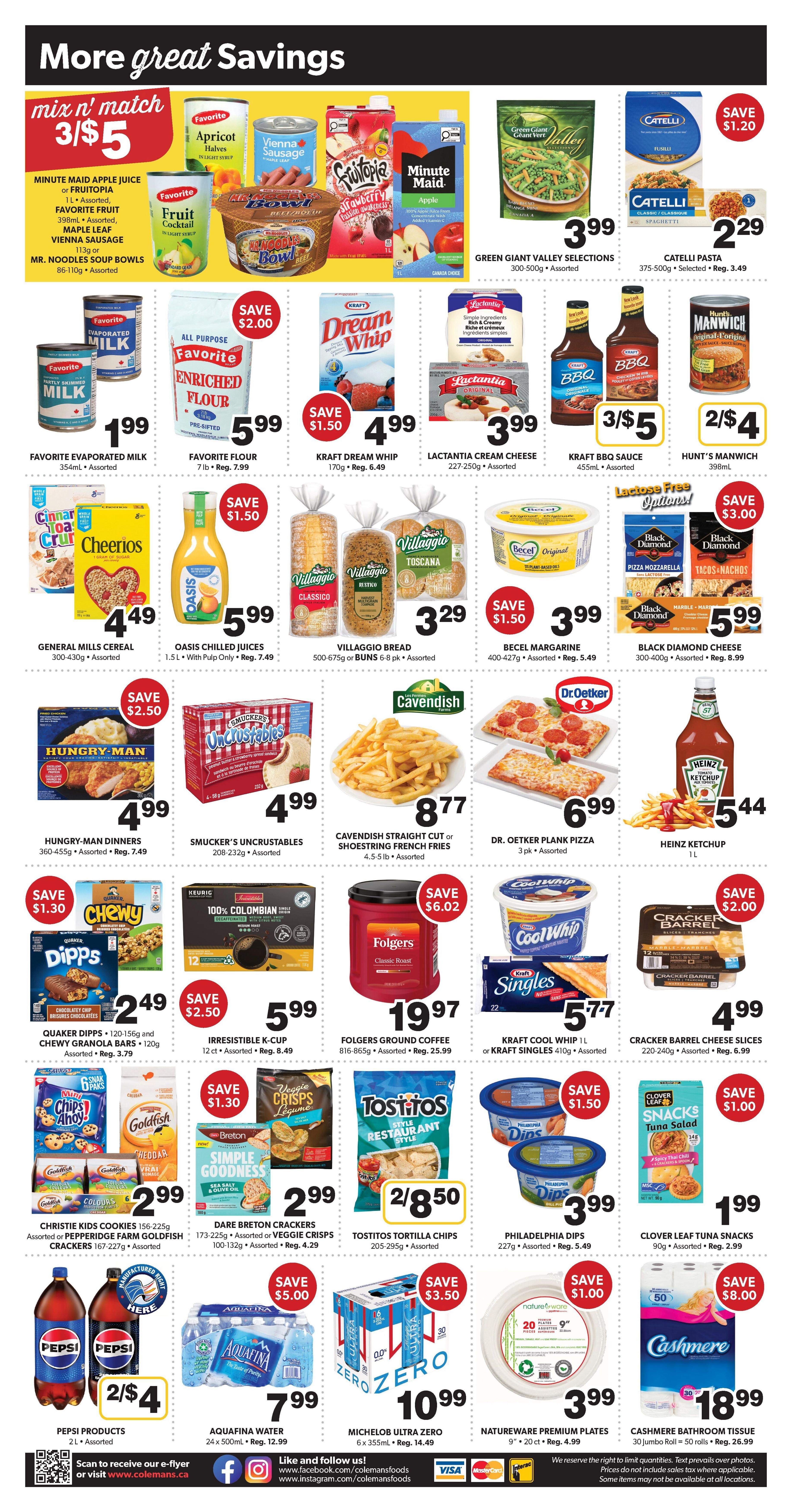 Coleman's Flyer August 27 to September 2