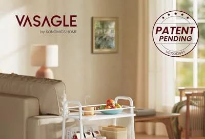 Amazon.ca: VASAGLE LILEA 3-Tier Rolling Storage Cart: 40% Off at $34.99