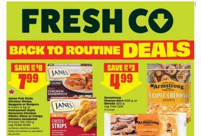 Freshco Ontario Flyer Deals August 27th to September the 2nd: Gay Lea Butter $4.99 + More
