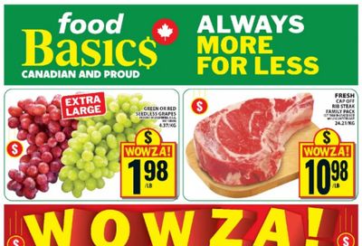 Food Basics Ontario Flyer Deals August 27th – September 2nd: Lactantia Purfiltre Milk 4L $4.98 + More