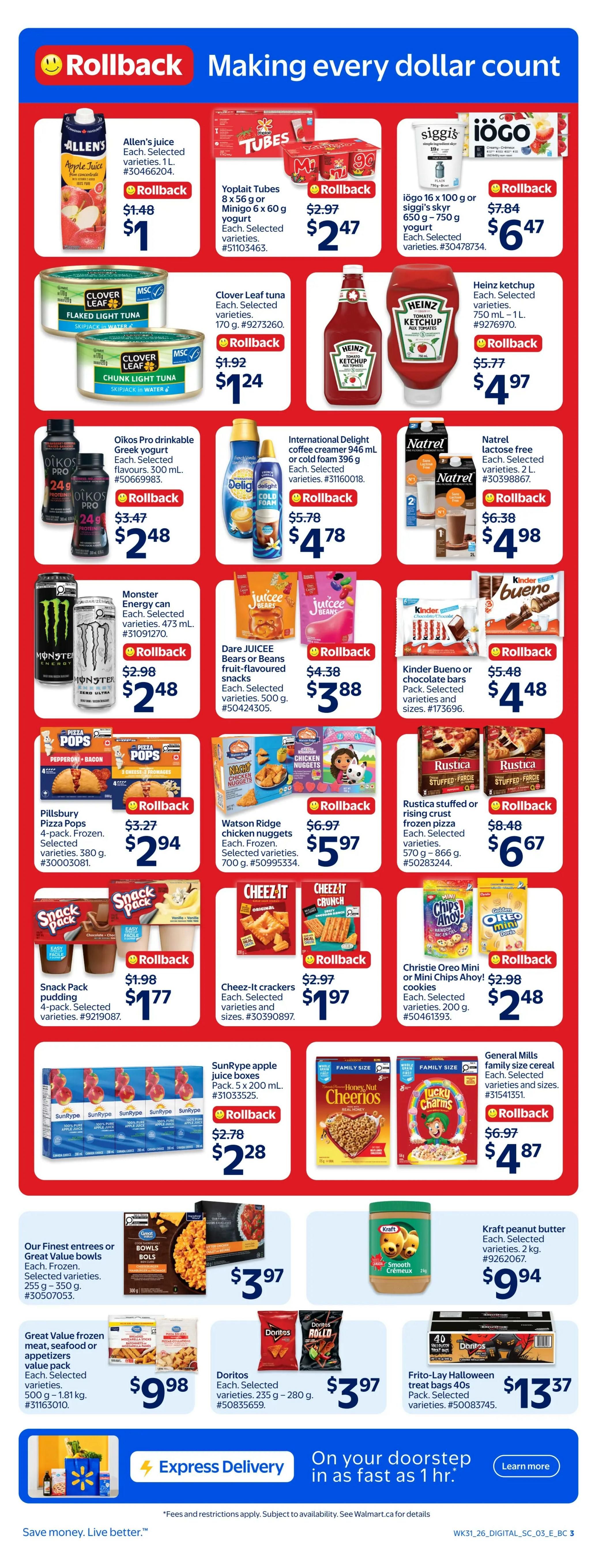 Walmart (West) Flyer August 27 to September 2