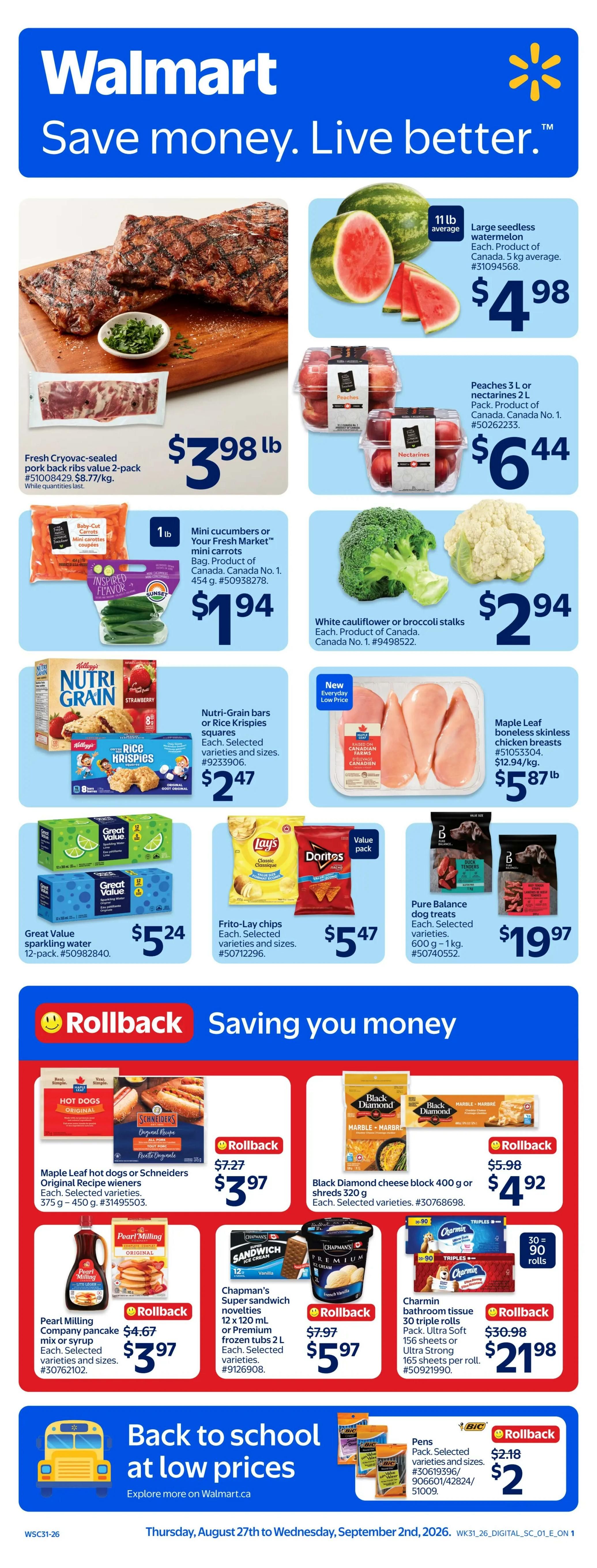Walmart (ON) Flyer August 27 to September 2
