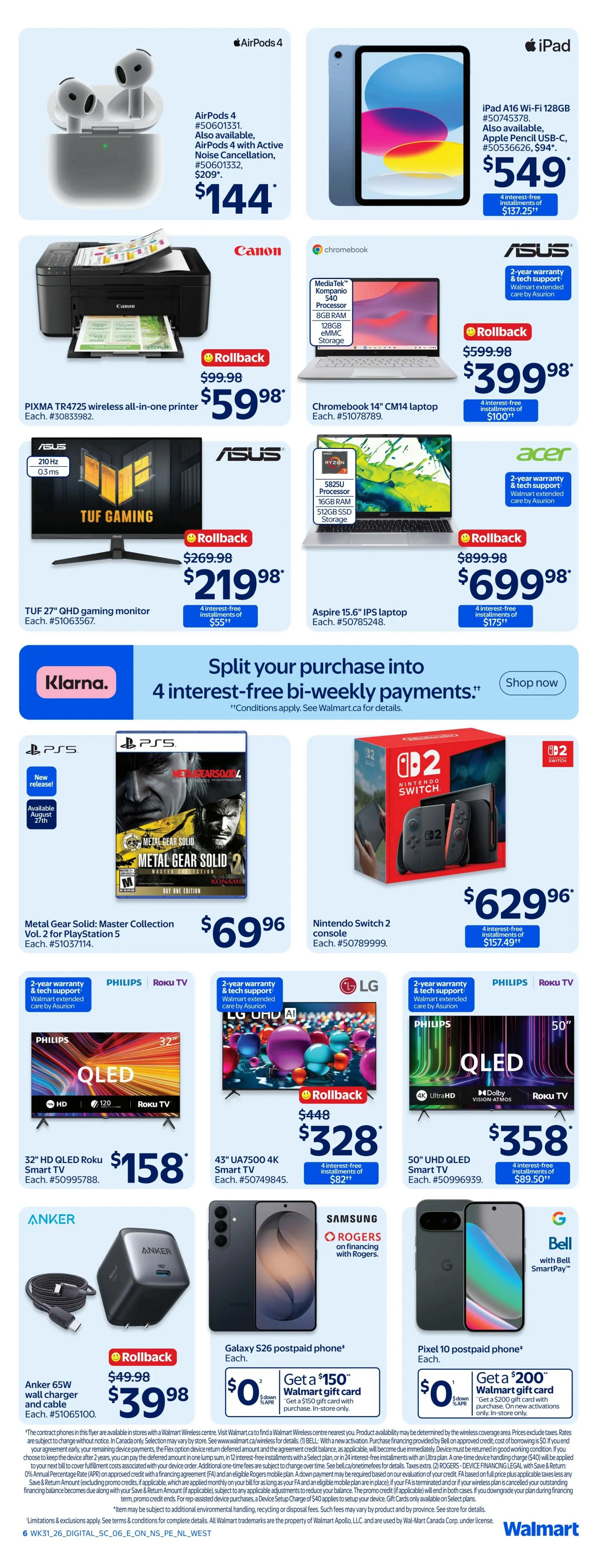 Walmart (ON) Flyer August 27 to September 2